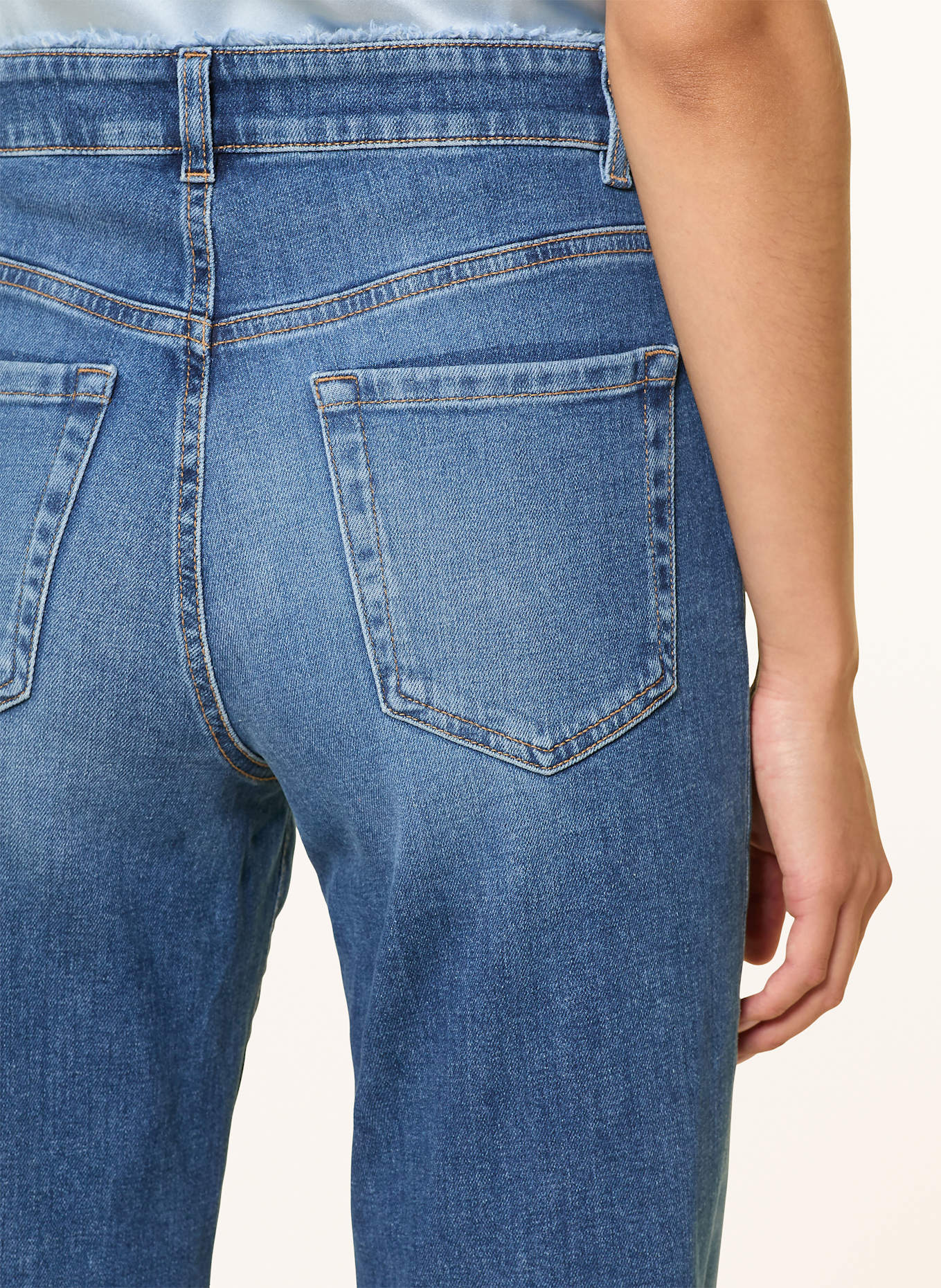 MARC CAIN Wide Leg Jeans FAID: 353 blue denim