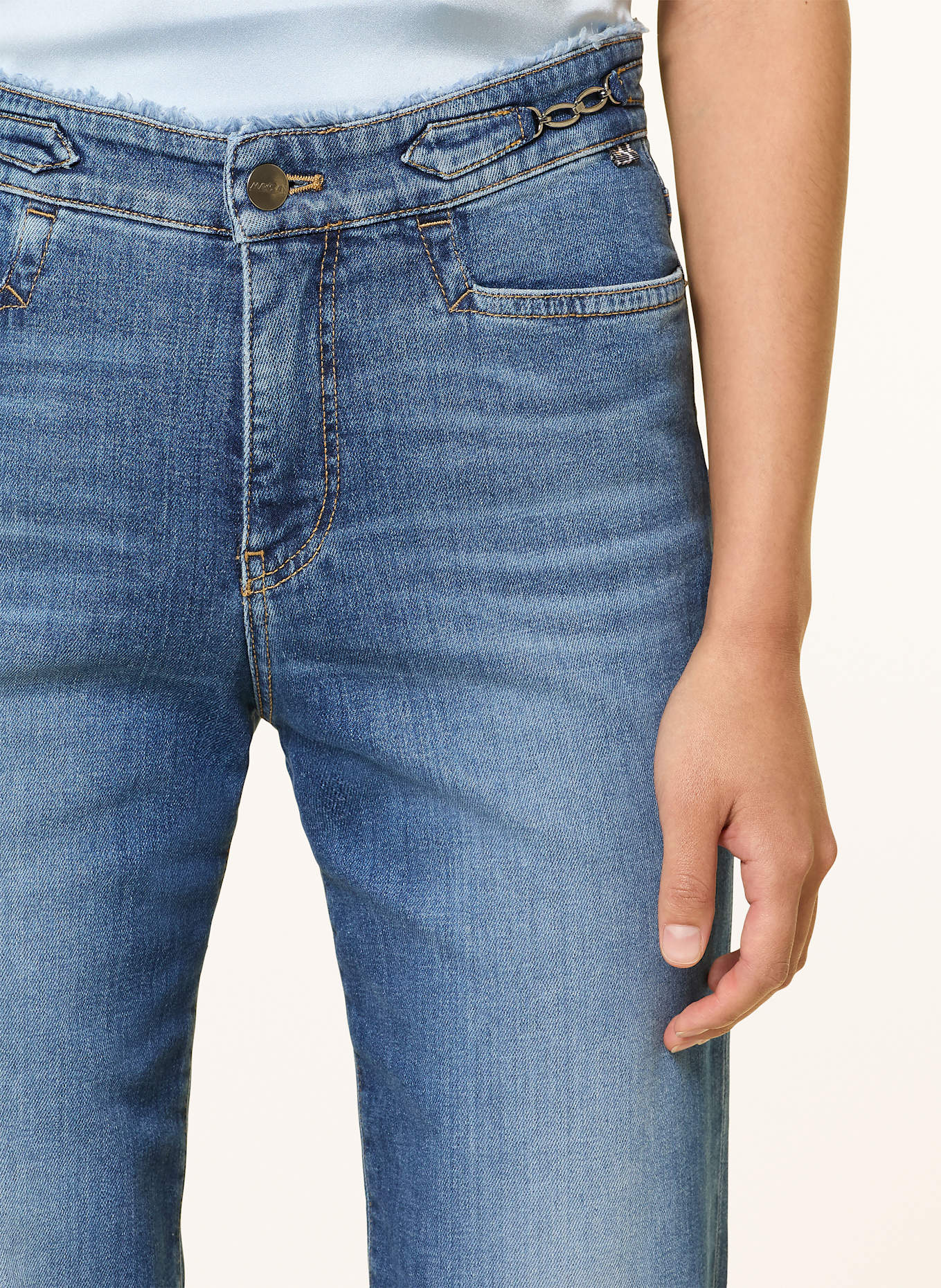 MARC CAIN Wide Leg Jeans FAID: 353 blue denim