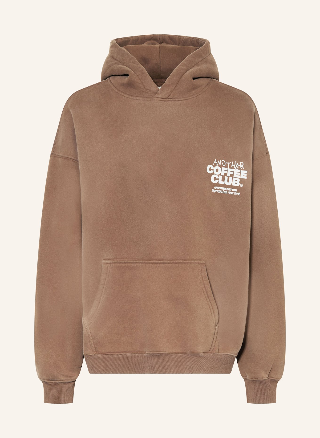 another COTTON LAB Oversized-Hoodie: HELLBRAUN