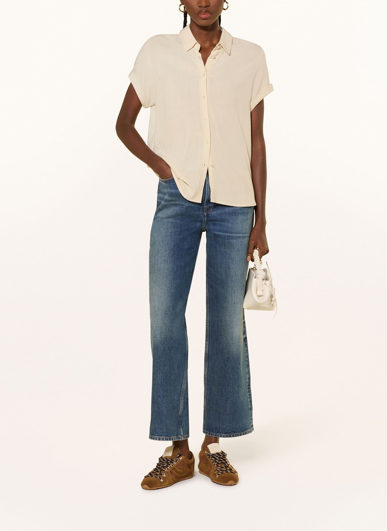 SAMSØE  SAMSØE SAMAJANA shirt blouse: ECRU