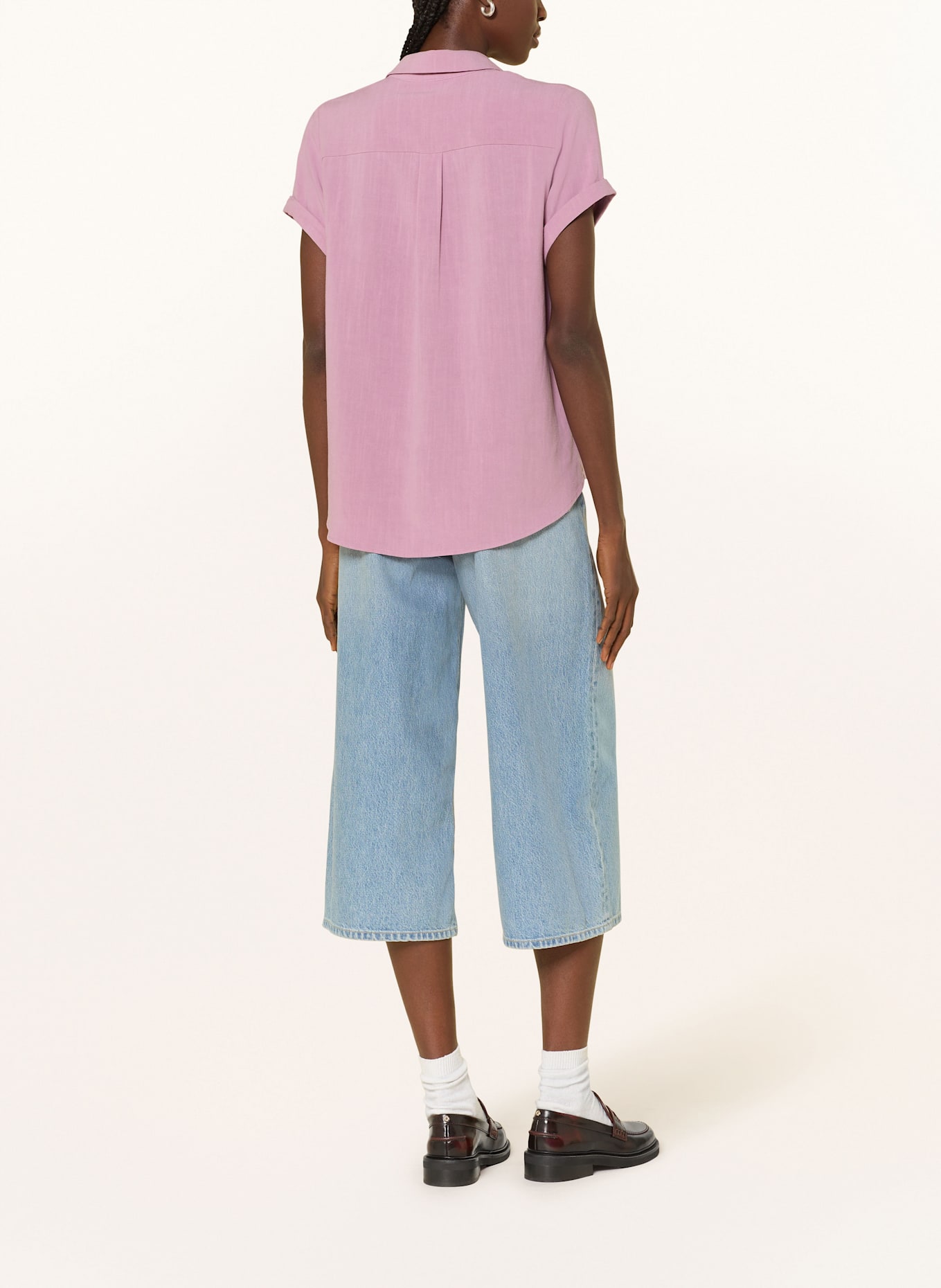 SAMSØE  SAMSØE Košilová halenka SAMAJANA: RŮŽOVÁ