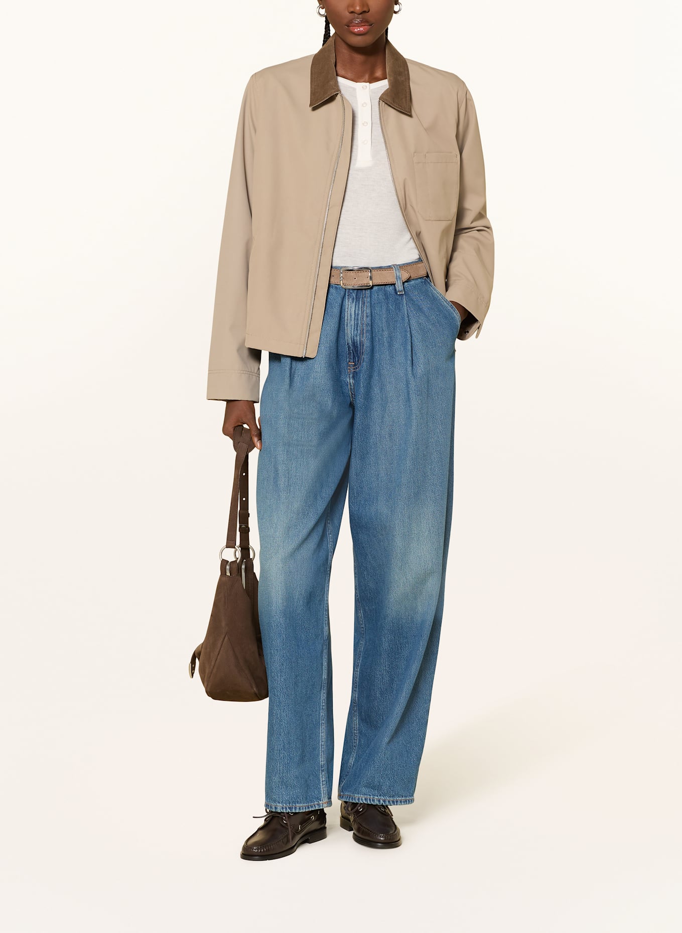 SAMSØE  SAMSØE Wide Leg Jeans SAHARPER: CLR002512 Fluid denim