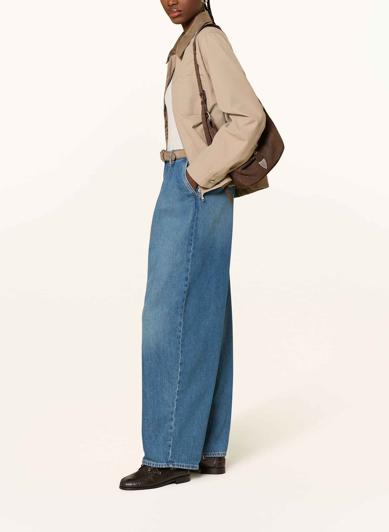 SAMSØE  SAMSØE Wide Leg Jeans SAHARPER: CLR002512 Fluid denim