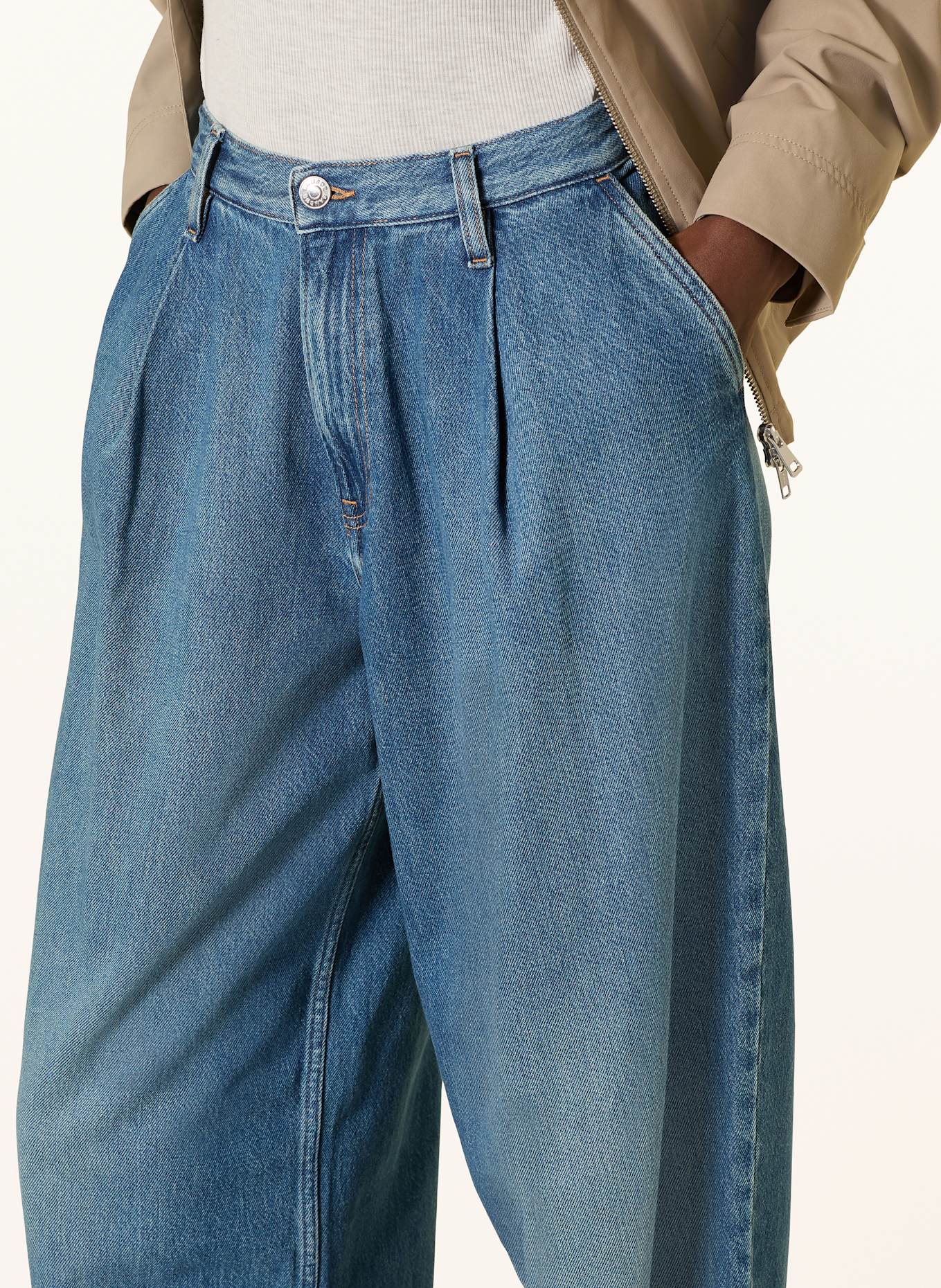 SAMSØE  SAMSØE Wide Leg Jeans SAHARPER: CLR002512 Fluid denim