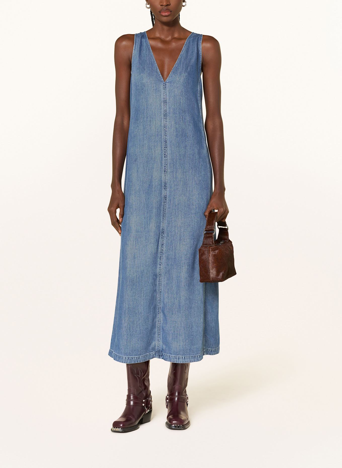 SAMSØE  SAMSØE Džínové šaty SASKYLAR: CLR002201 Medium denim blue