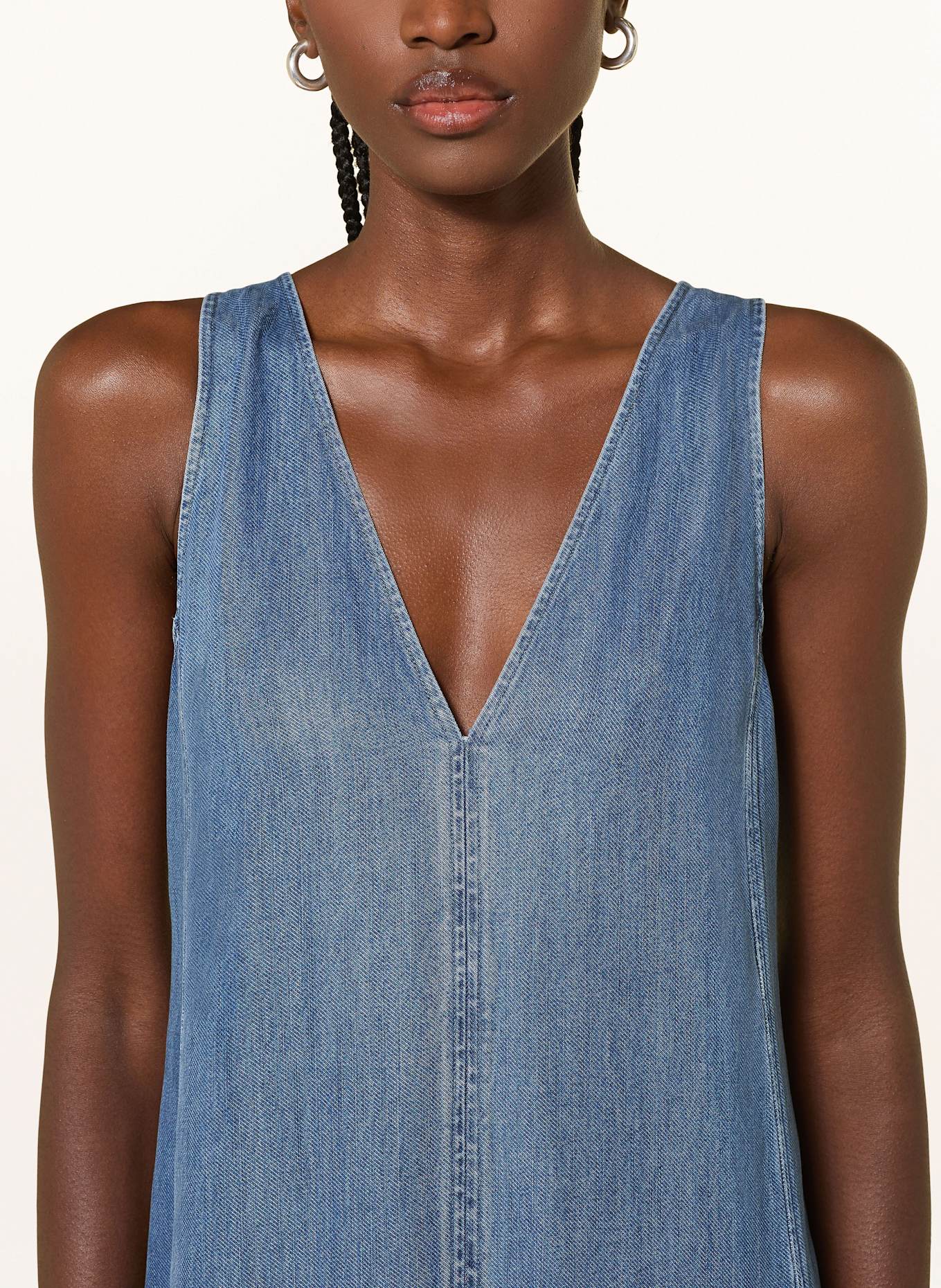 SAMSØE  SAMSØE Džínové šaty SASKYLAR: CLR002201 Medium denim blue