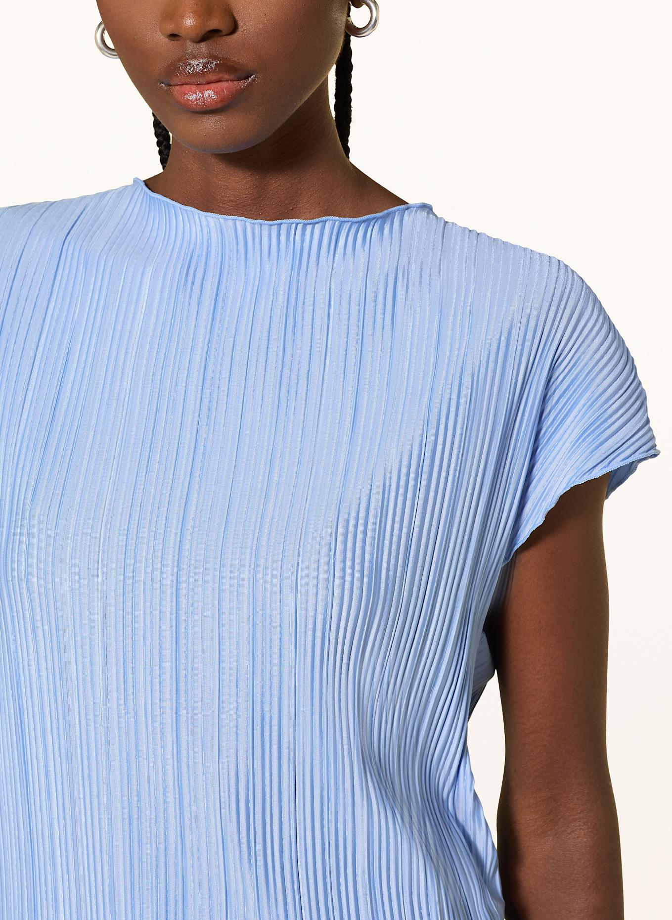 SAMSØE  SAMSØE Halenkový top SAUMA s plisé: TMAVĚ MODRÁ