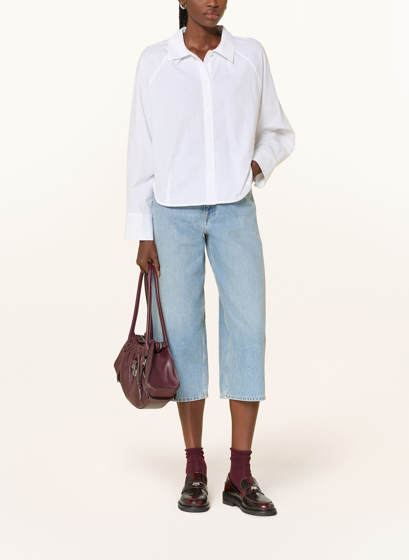 SAMSØE  SAMSØE Košilová halenka SAKYA: BÍLÁ