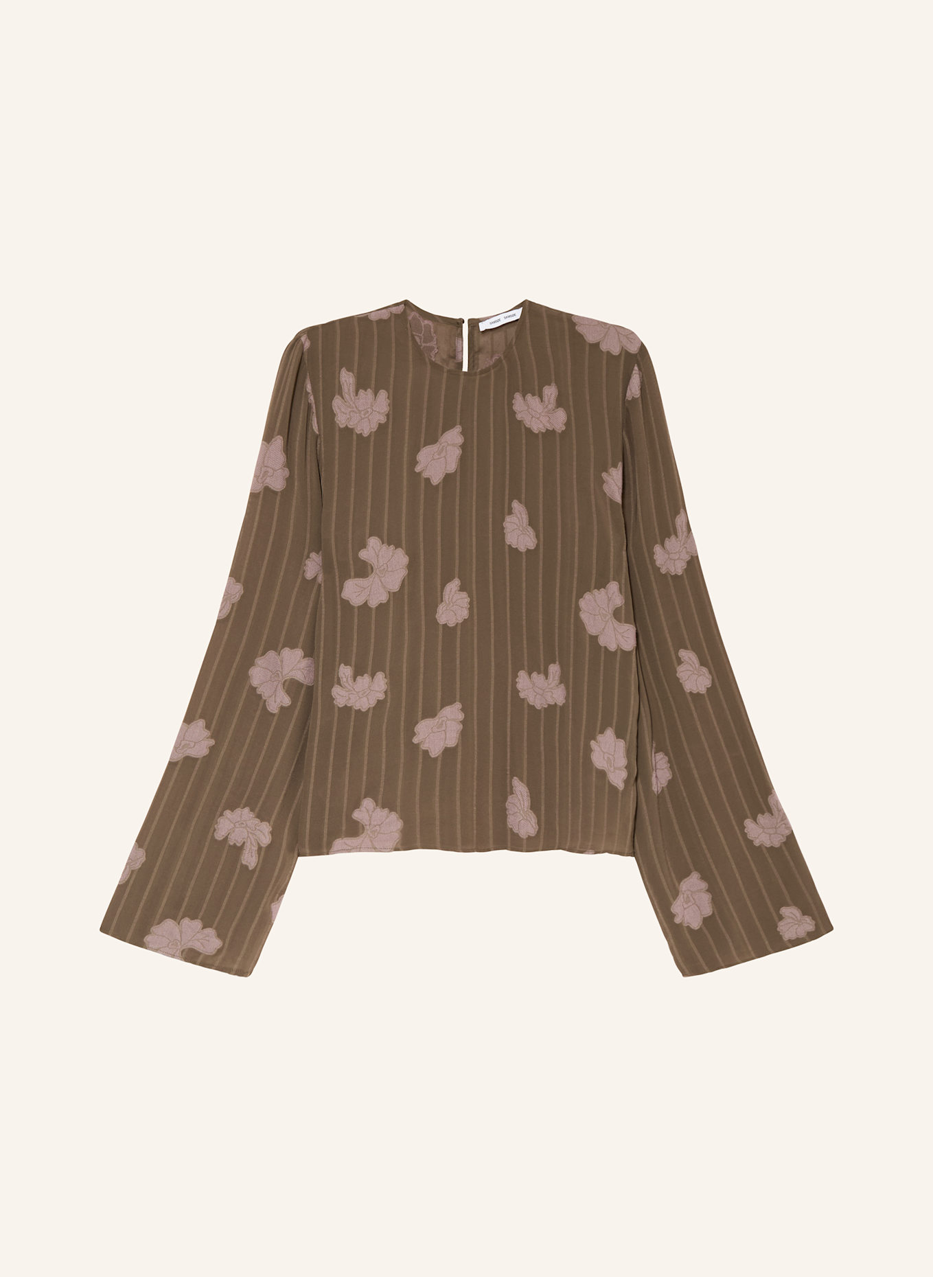 SAMSØE  SAMSØE Blouse SAMADDA: TAUPE / ROSÉ