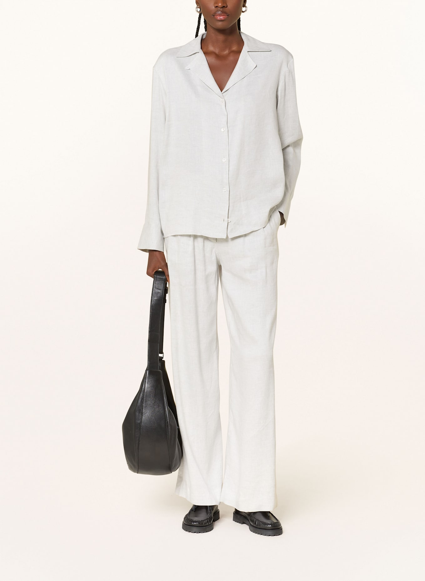 SAMSØE  SAMSØE Bluse SAIBEN: HELLGRAU