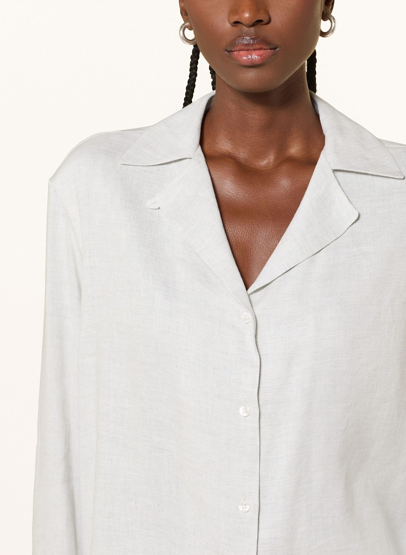 SAMSØE  SAMSØE Bluse SAIBEN: HELLGRAU