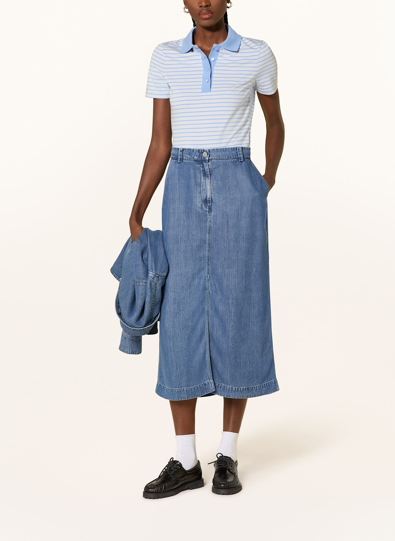 SAMSØE  SAMSØE Tričko SAELLA: TMAVĚ MODRÁ