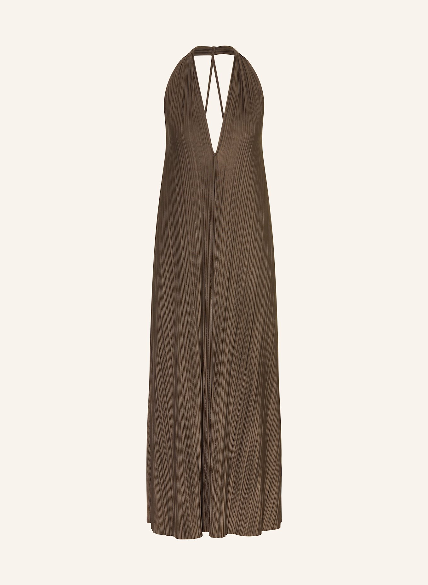 SAMSØE  SAMSØE Pleated dress SACILLE: KHAKI