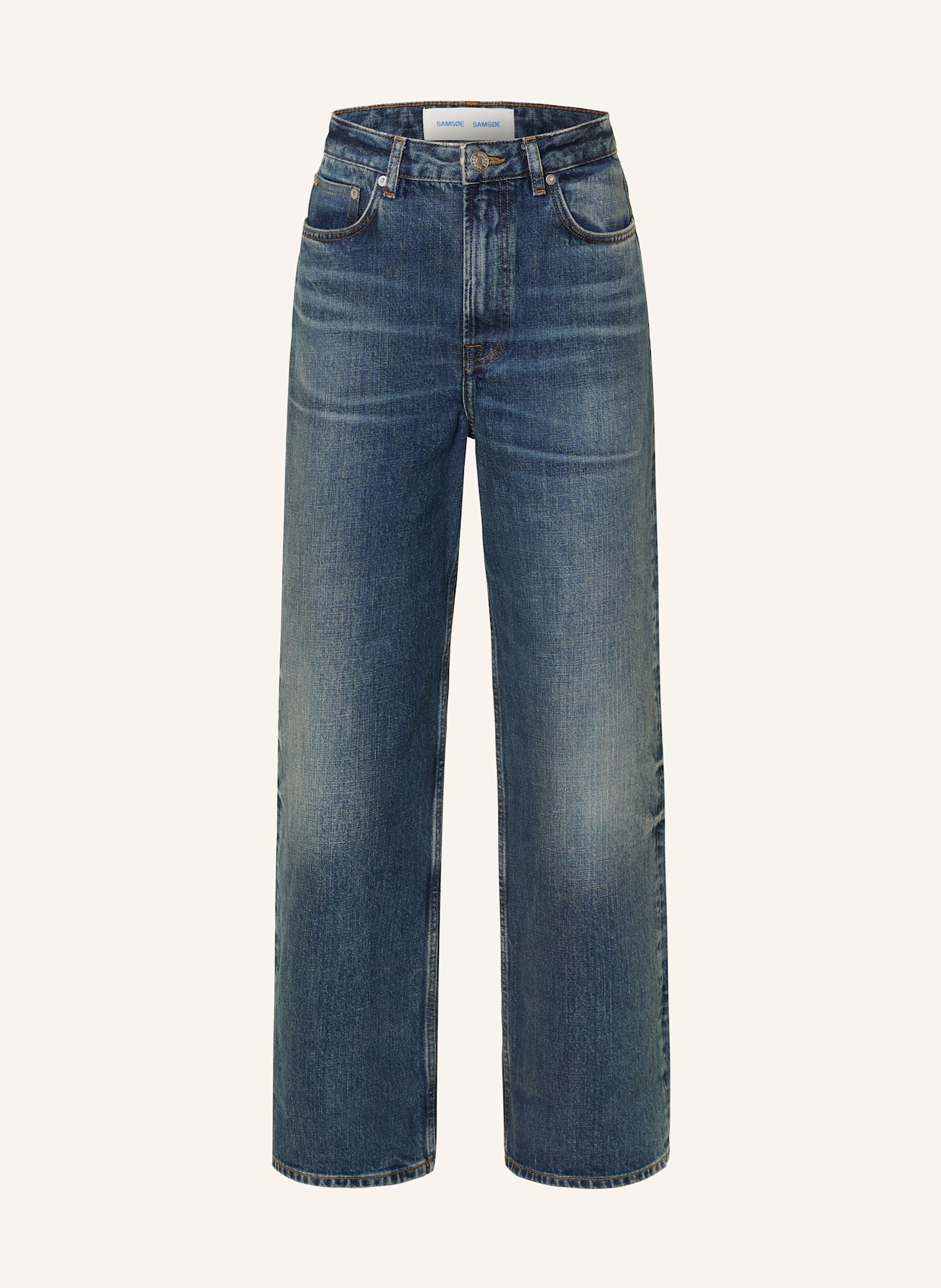 SAMSØE SAMSØE Wide Leg Jeans SASHELLY: BLAU