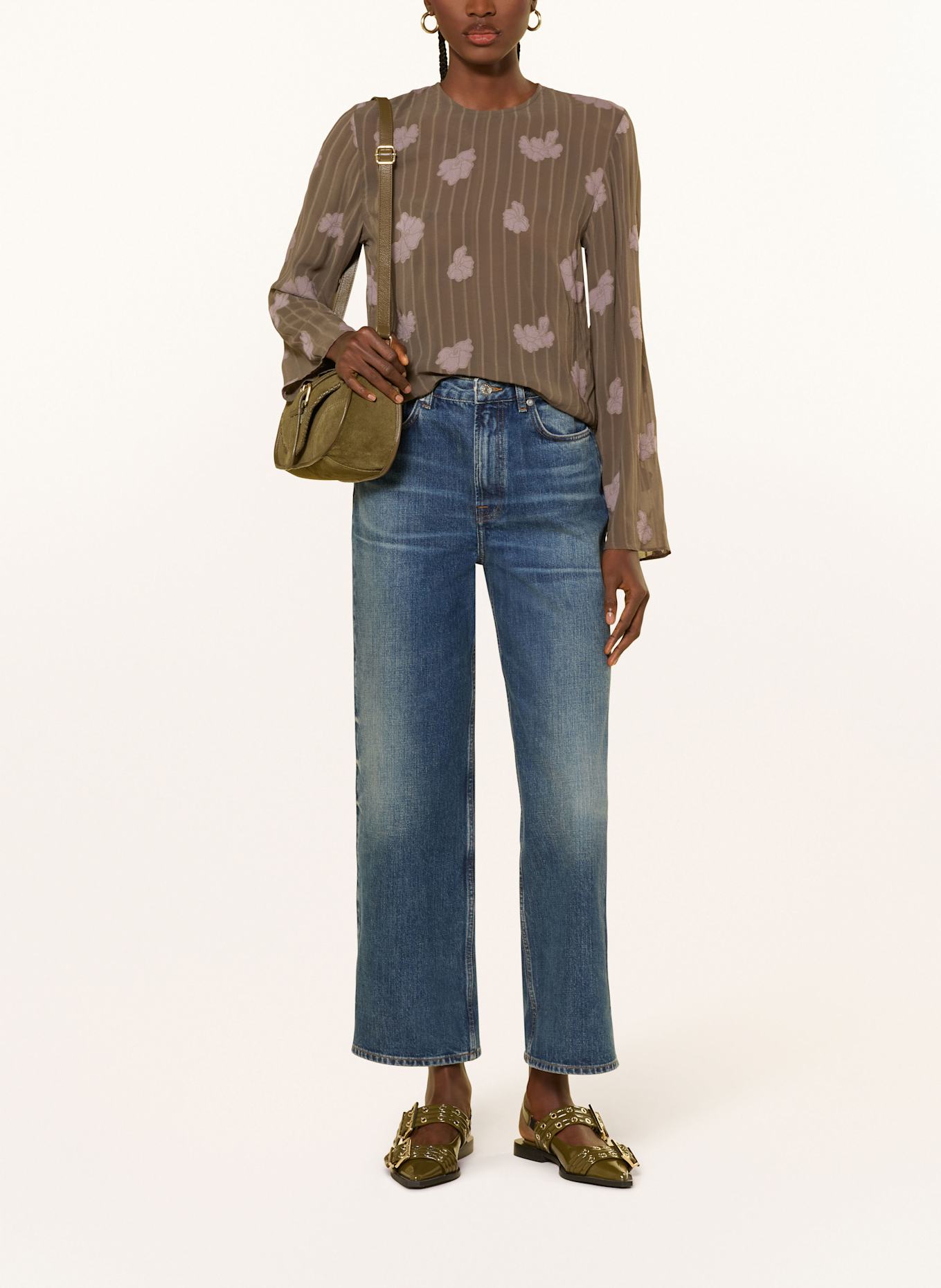 SAMSØE SAMSØE Wide Leg Jeans SASHELLY: BLAU