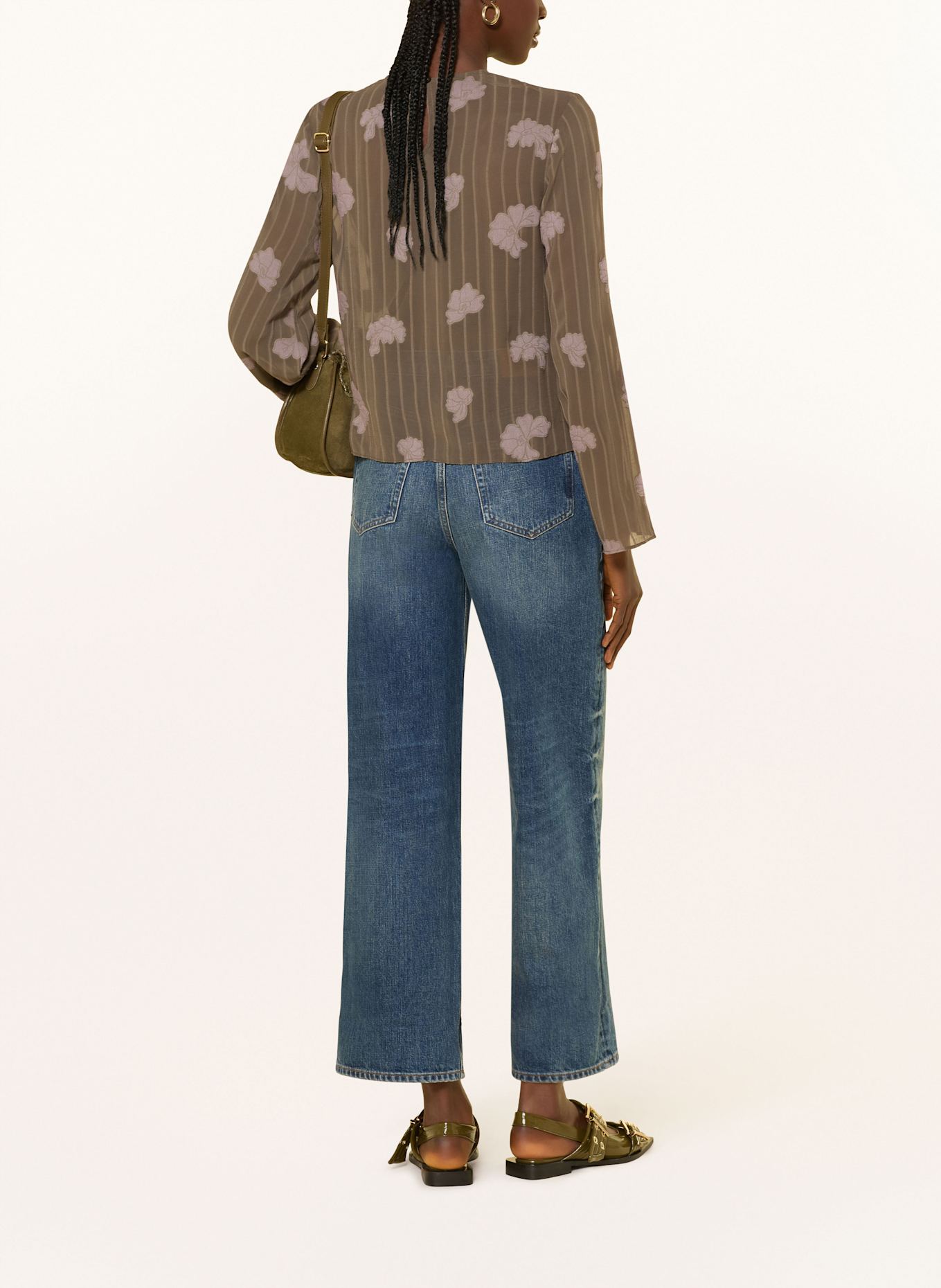 SAMSØE SAMSØE Wide Leg Jeans SASHELLY: BLAU