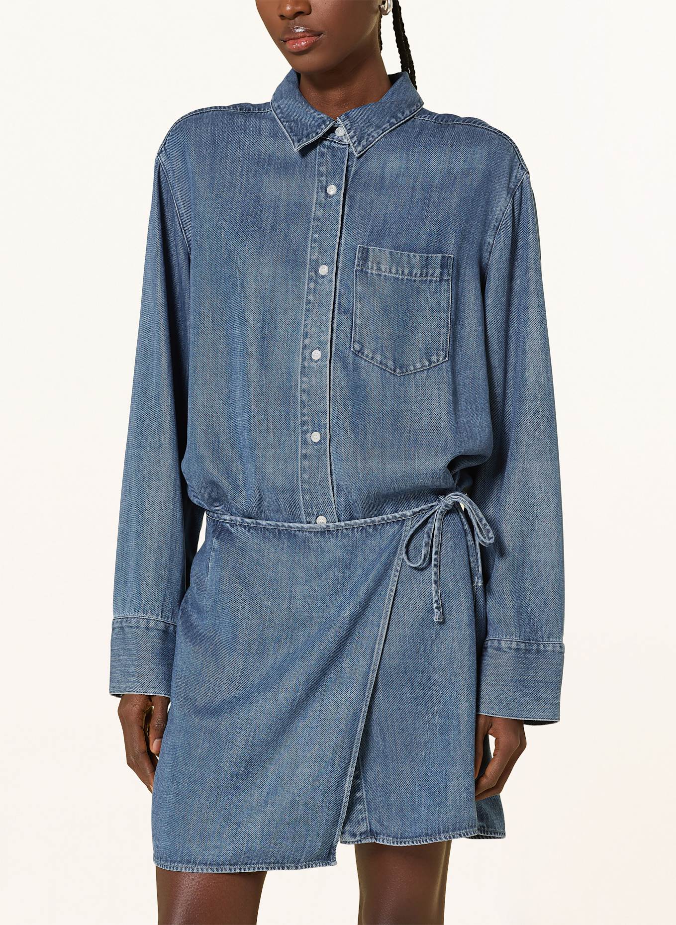 SAMSØE  SAMSØE SASKY denim dress: BLUE