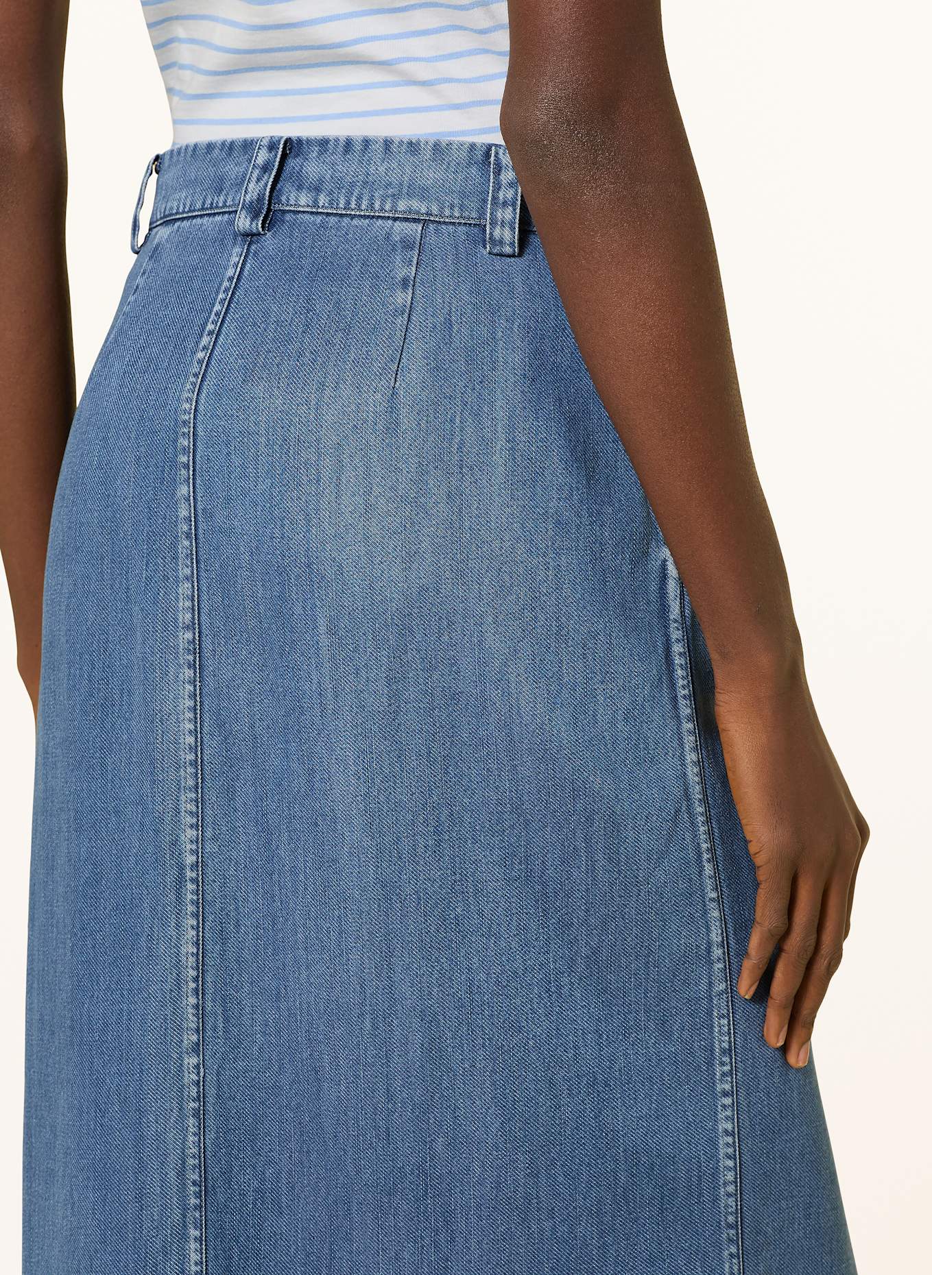 SAMSØE  SAMSØE Spódnica jeansowa SATOVES: CLR002201 Medium denim blue