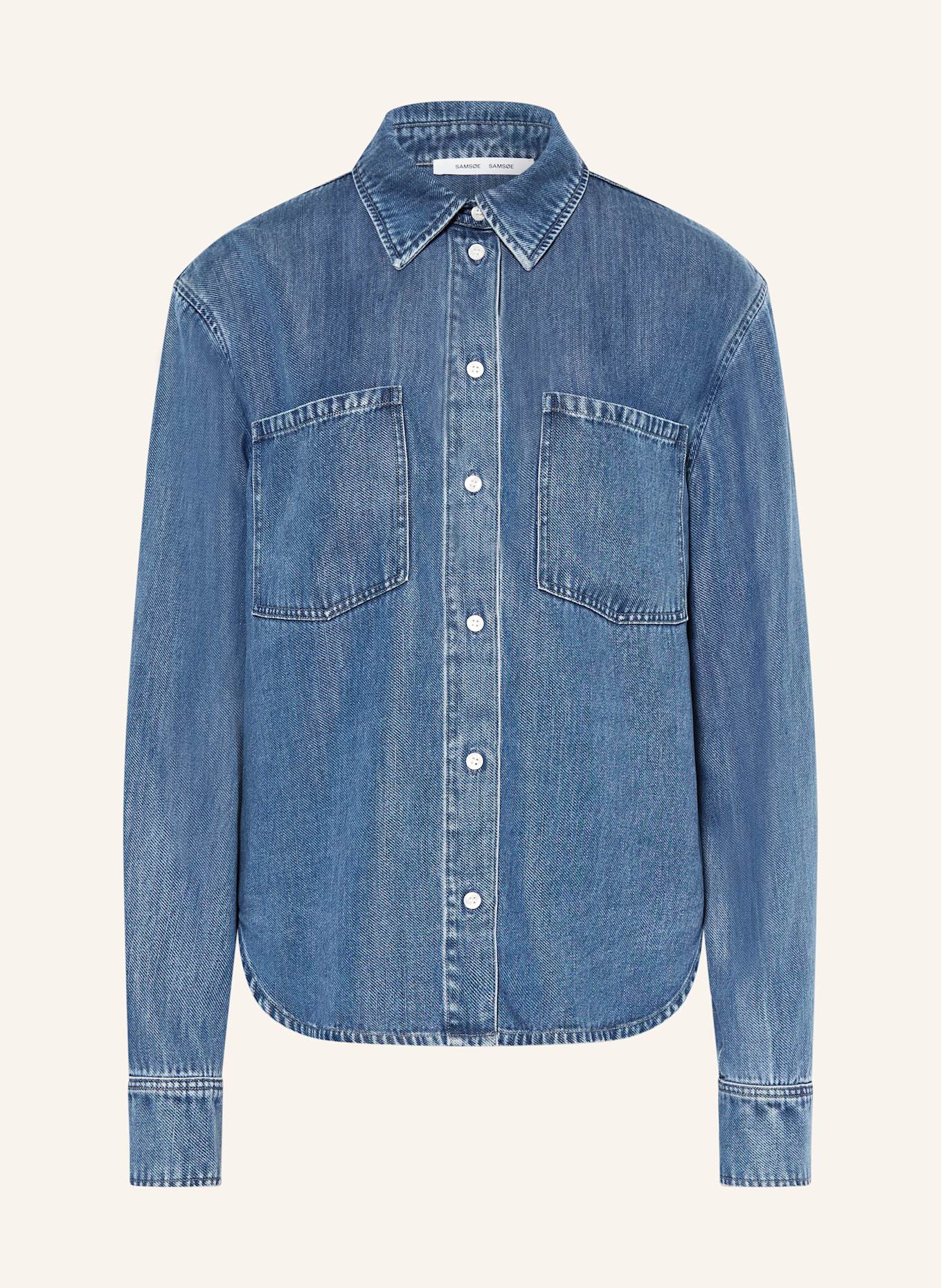 SAMSØE  SAMSØE Košilová halenka SABEXY: CLR002201 Medium denim blue