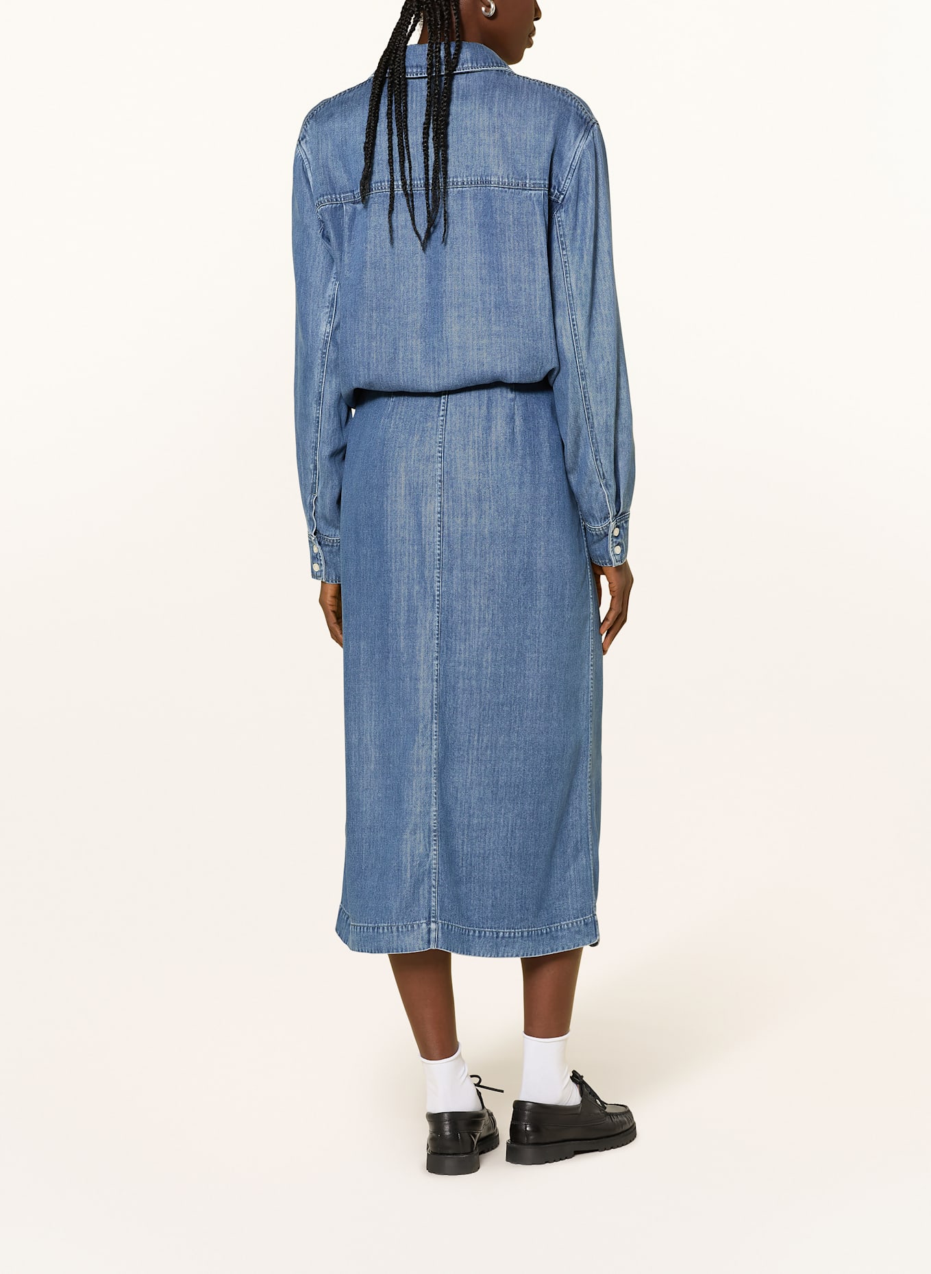 SAMSØE  SAMSØE Košilová halenka SABEXY: CLR002201 Medium denim blue