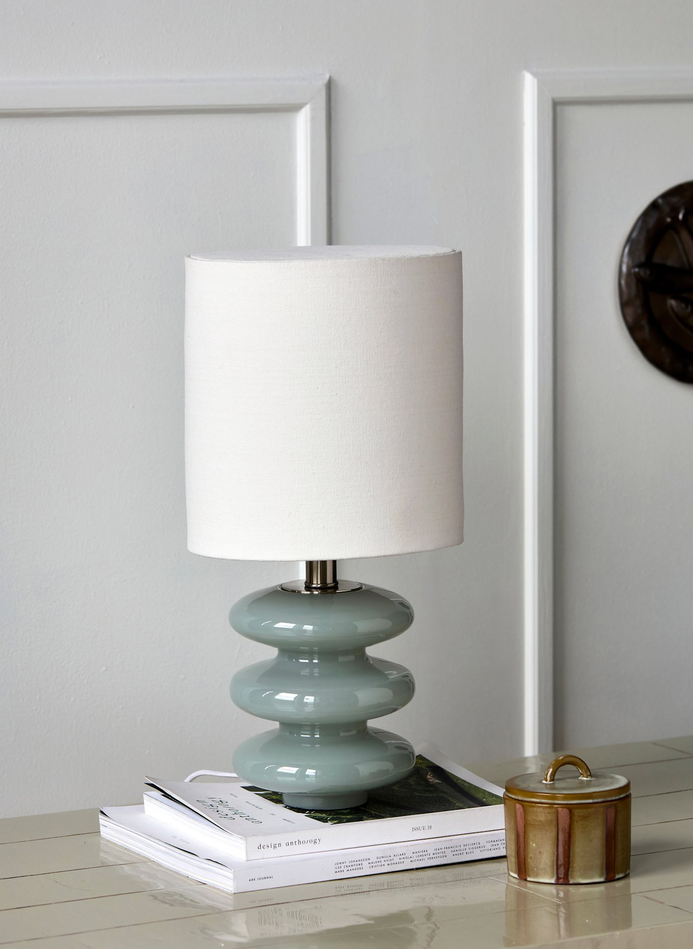 house doctor Tischleuchte HDSTEP: HELLBLAU / CREME