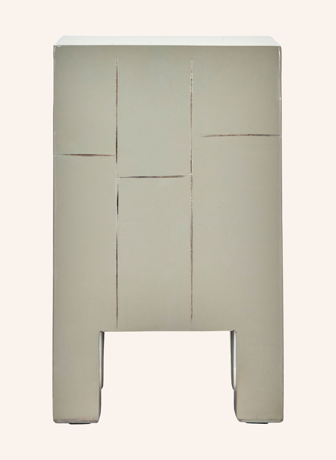 house doctor Beistelltisch HDBRICK: CREME