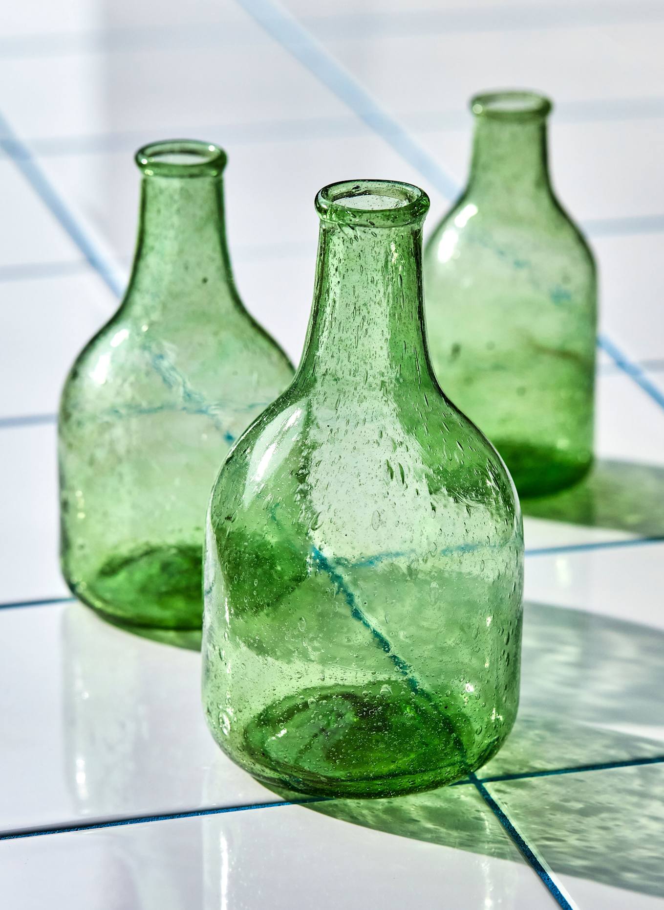 house doctor 3er-Set Vasen HDPLEA: HELLGRÜN