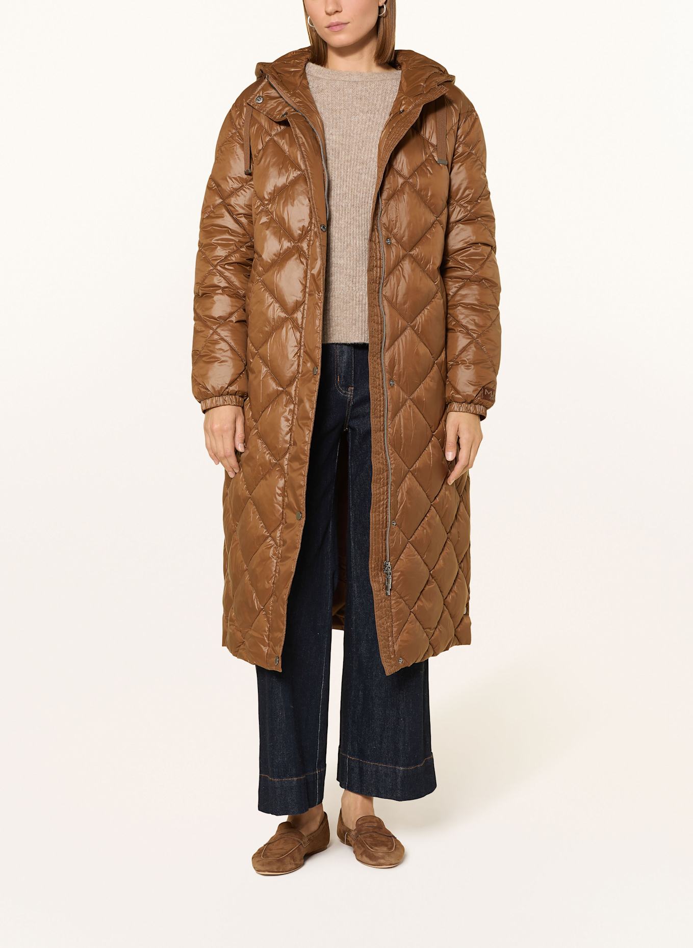 monari Steppmantel: BRAUN