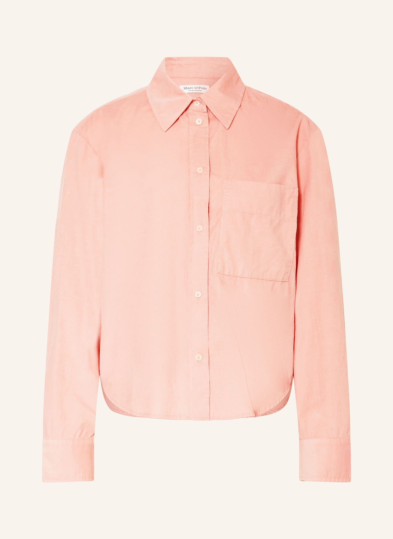 Marc O'Polo Hemdbluse aus Cord: ROSÉ