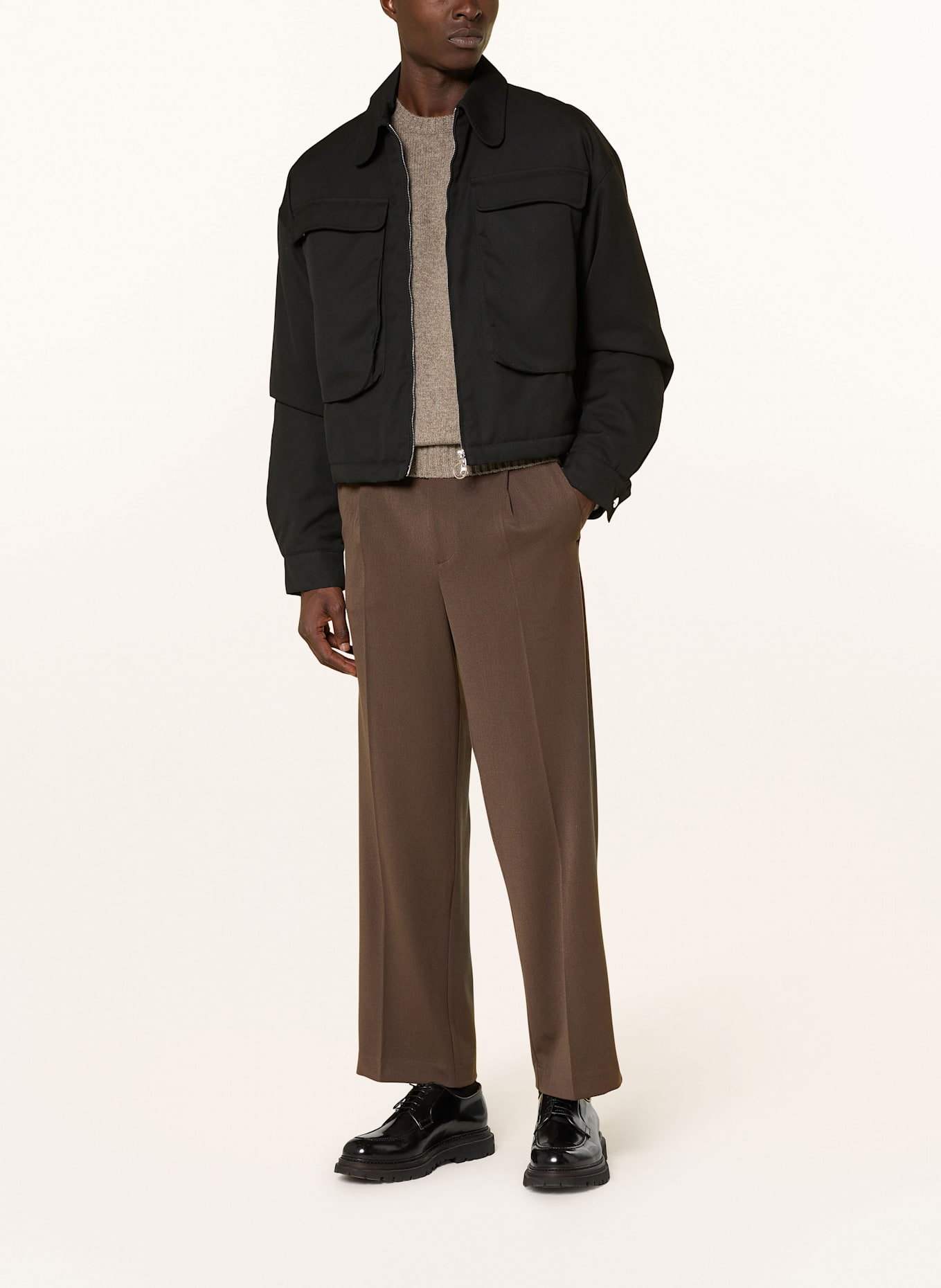 EIGHTYFIVE Hose Straight Fit: BRAUN