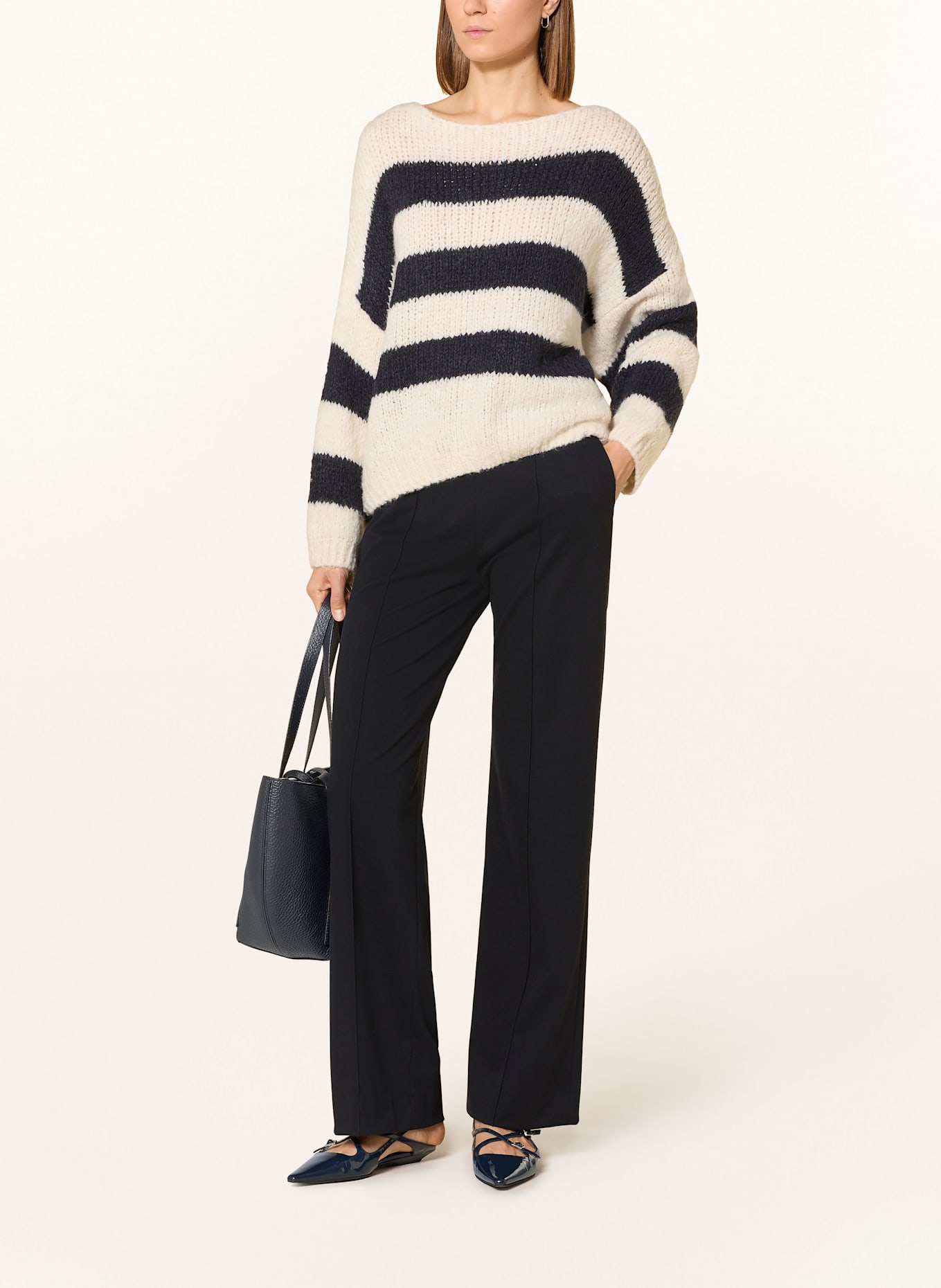 CINQUE Marlenehose CISILASSO: DUNKELBLAU