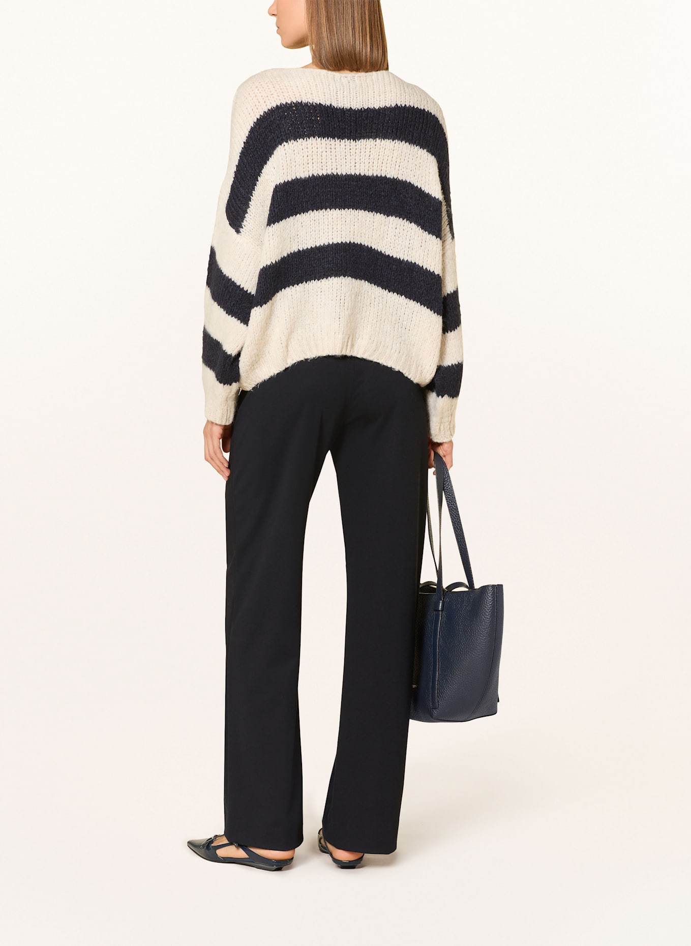 CINQUE Marlenehose CISILASSO: DUNKELBLAU