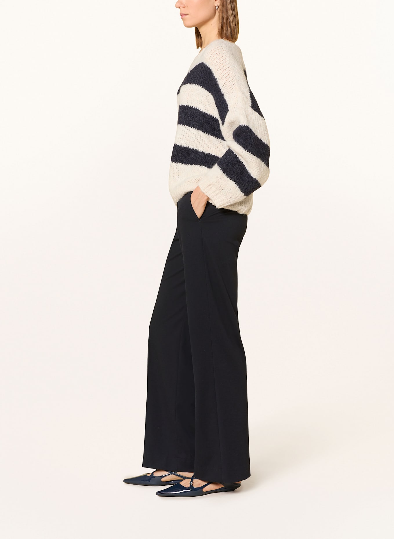 CINQUE Marlenehose CISILASSO: DUNKELBLAU