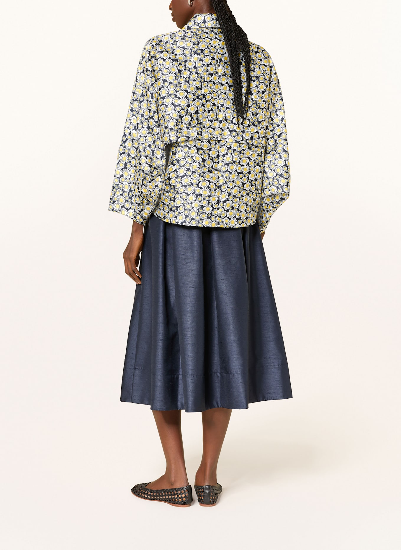 SEM PER LEI Bluzon oversize: CZARNY / BIAŁY / ŻÓŁTY