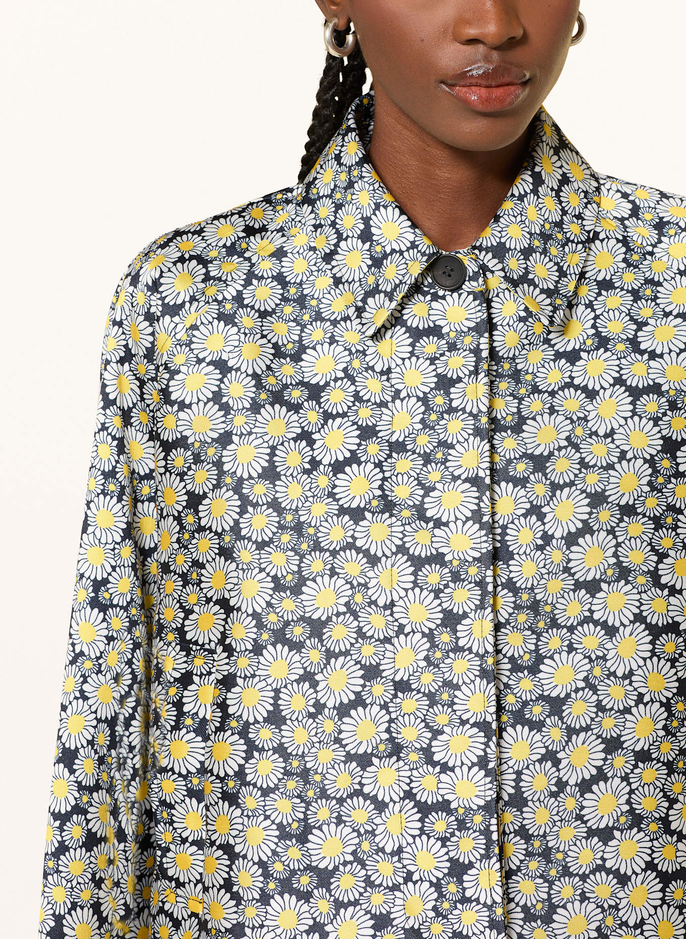 SEM PER LEI Bluzon oversize: CZARNY / BIAŁY / ŻÓŁTY