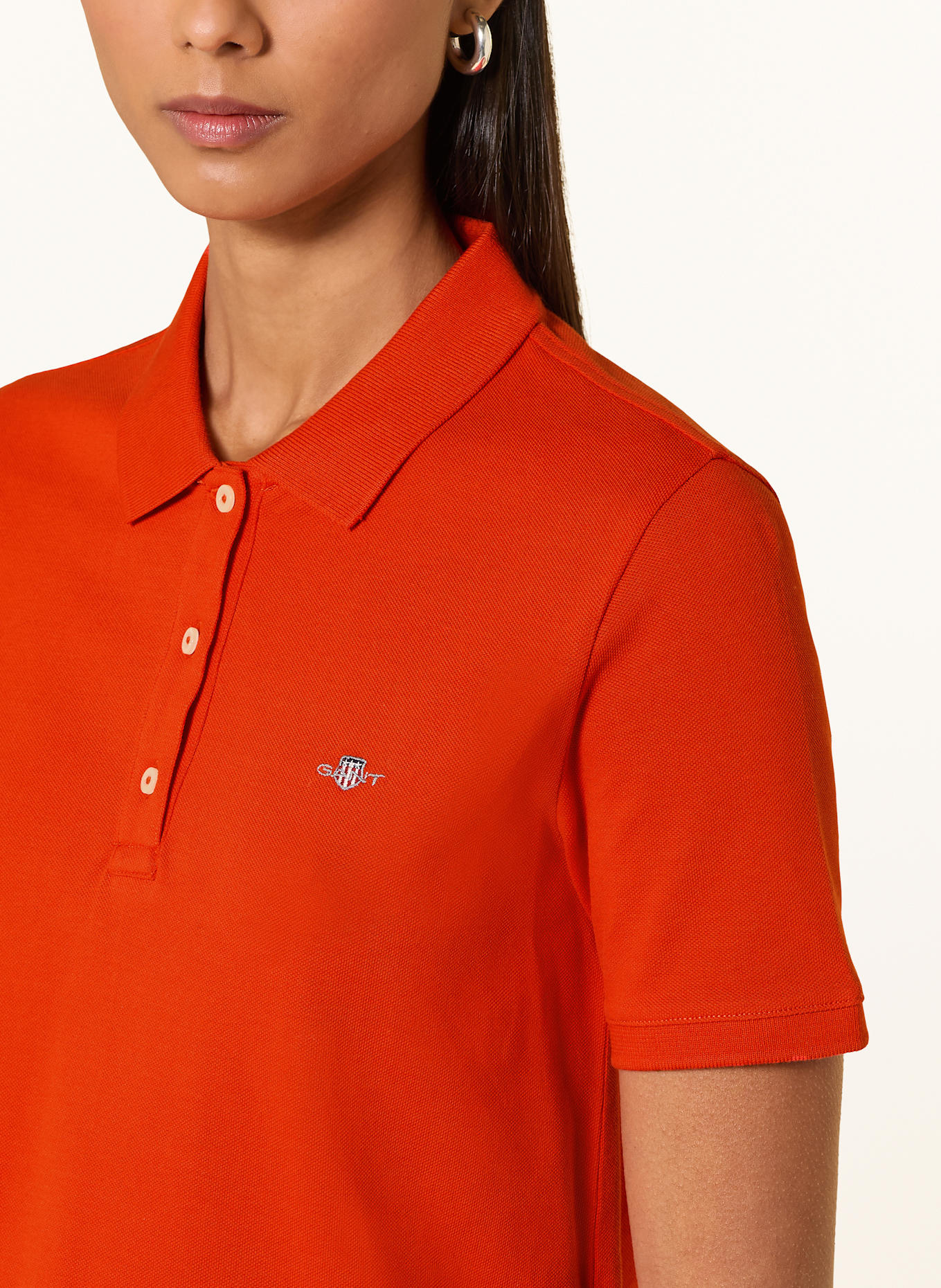 GANT Polo piqué: ROUGE