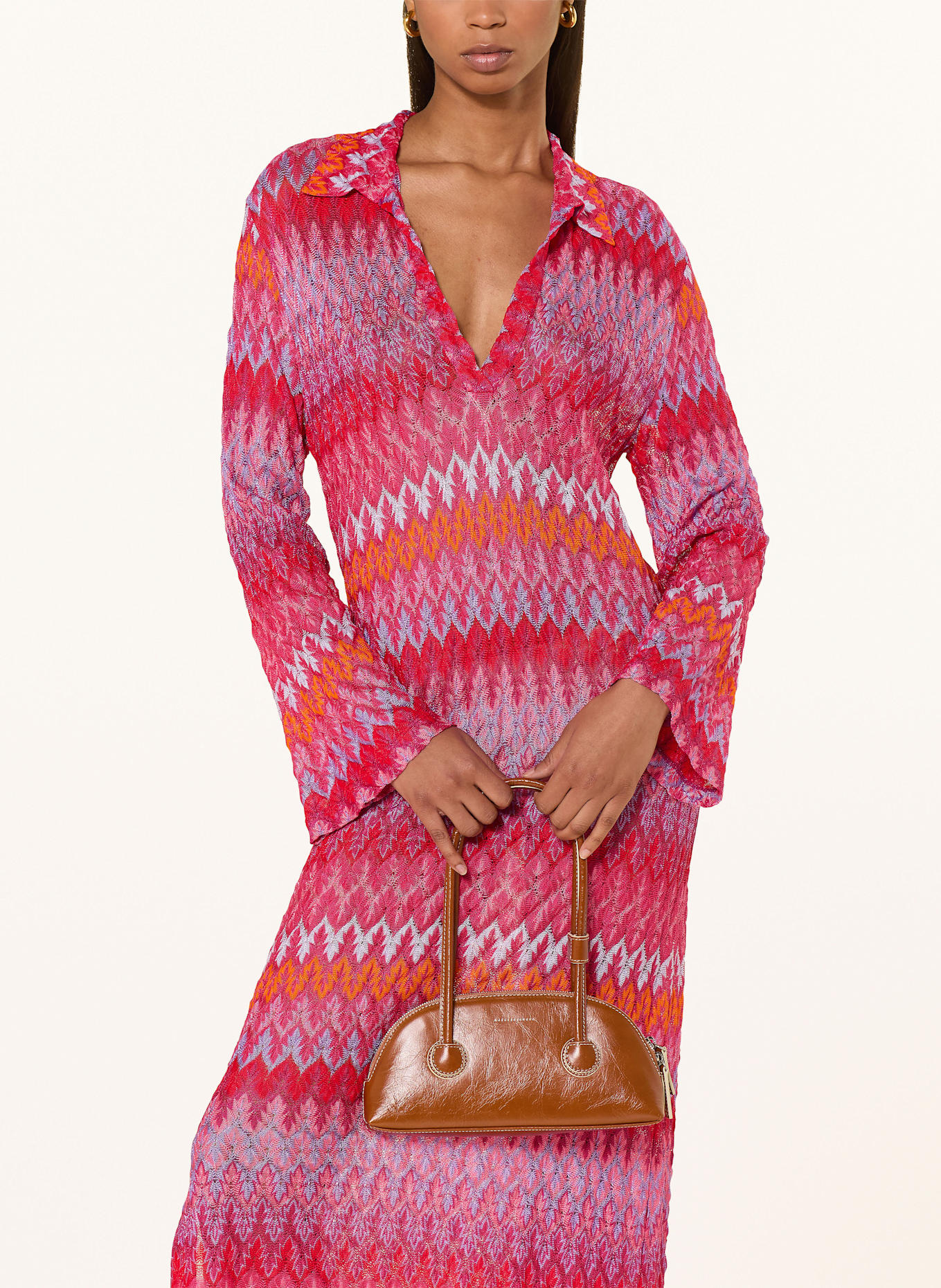 ANNA's robe: ROSE FUCHSIA / BLEU CLAIR / ORANGE