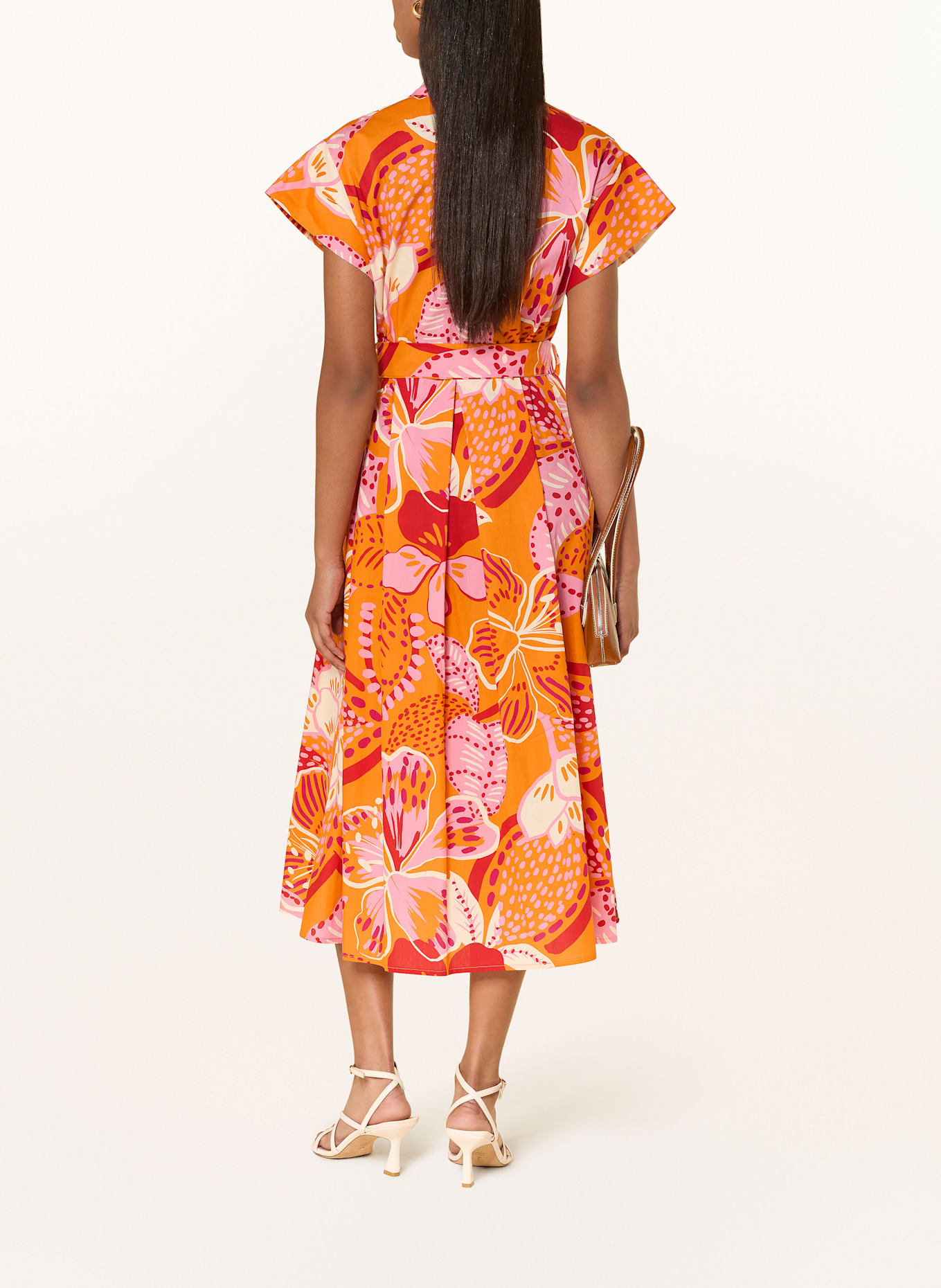 ANNA's Dress: ORANGE / PINK / RED