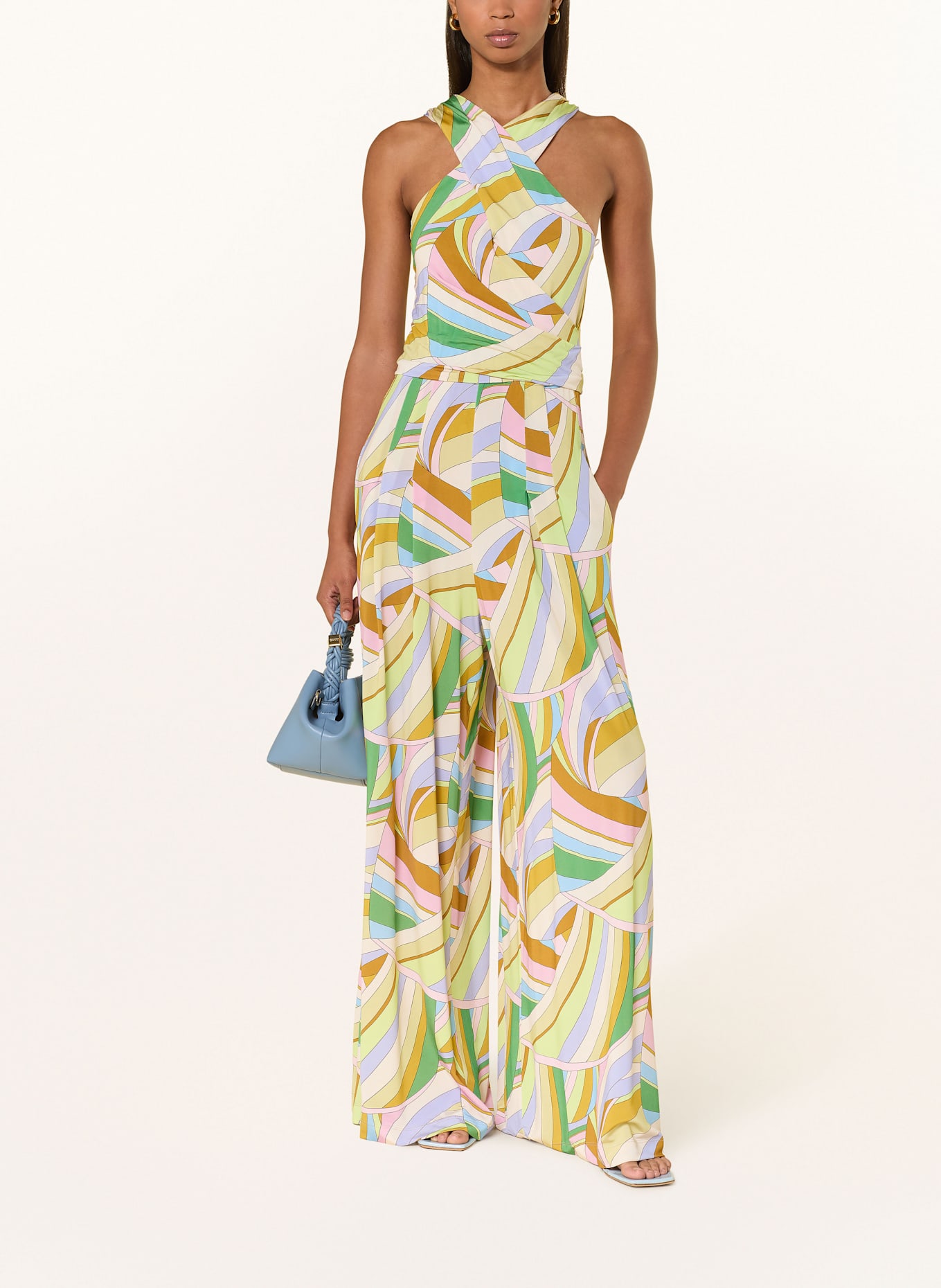 ANNA's Overal: SVĚTLE ZELENÁ / TMAVĚ ORANŽOVÁ / RŮŽOVÁ