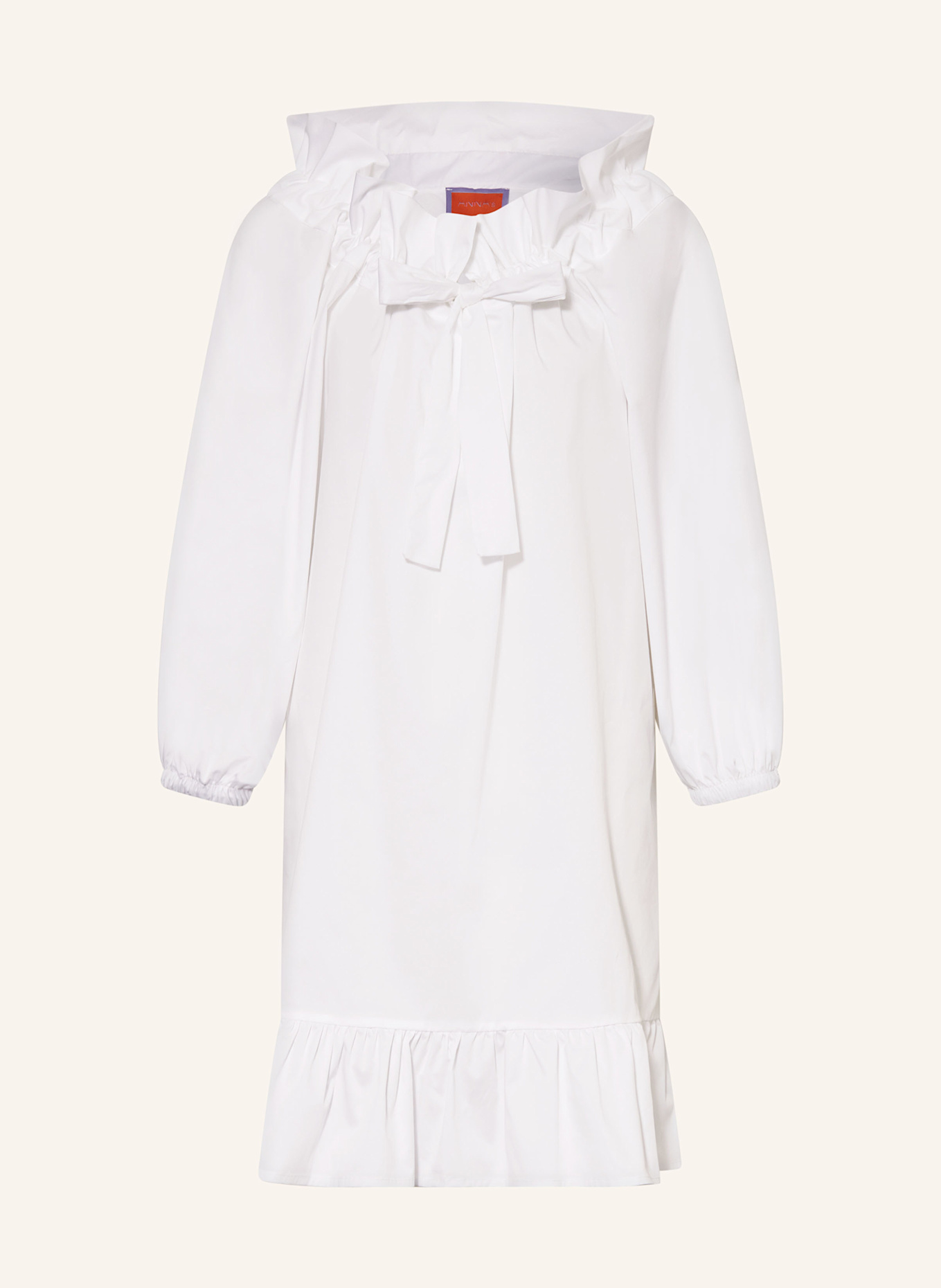 ANNA's Kleid mit Rüschen: WEISS
