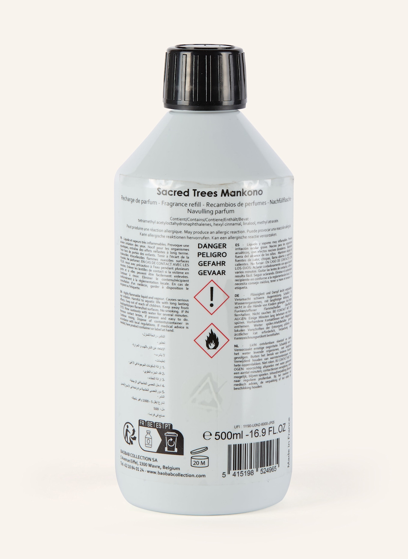 Baobab COLLECTION Raumduft Nachfüller SACRED TREES MANKONO: WEISS