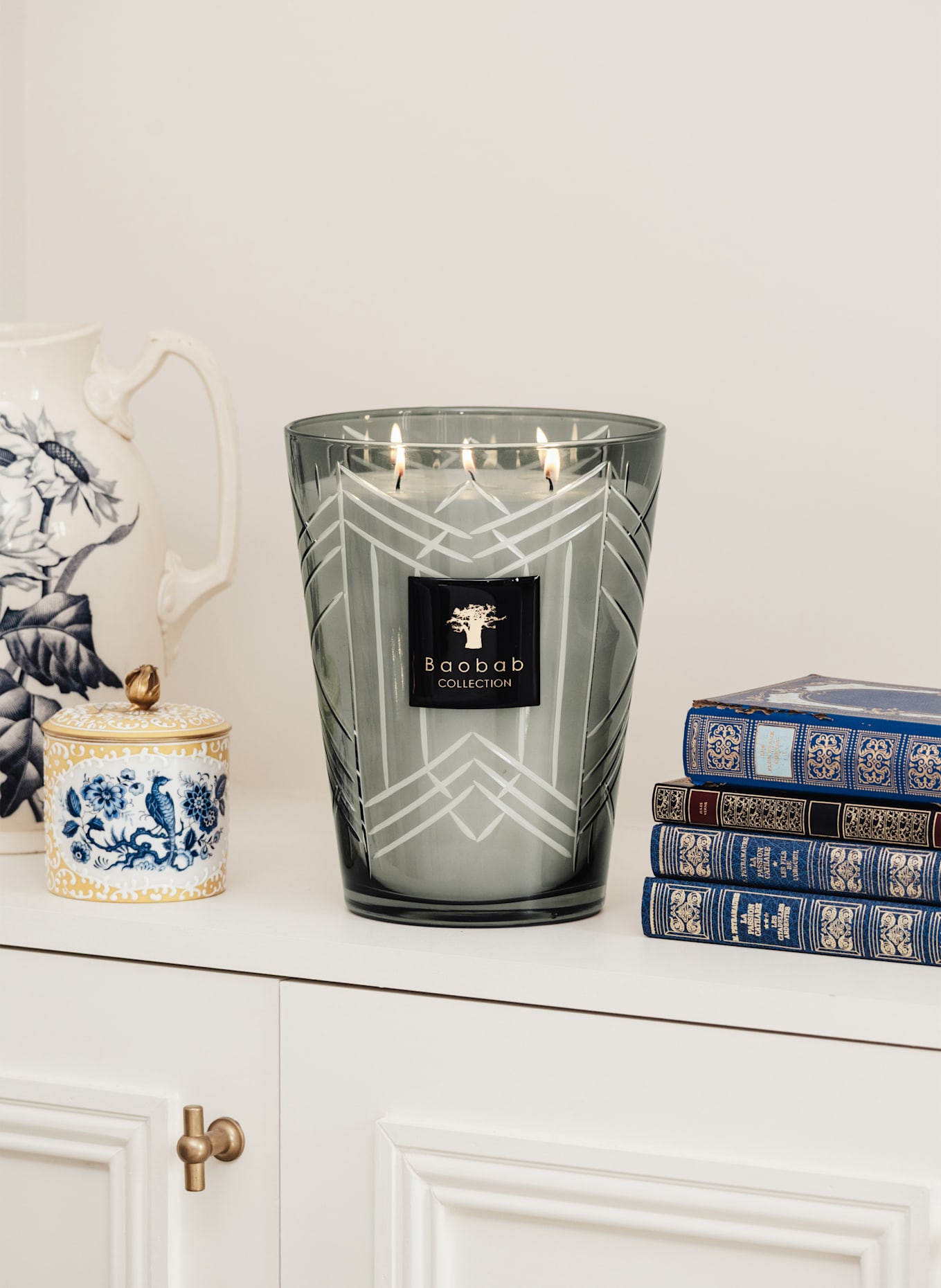 Baobab COLLECTION Vonná svíčka HERITAGE VILLERS: ŠEDÁ