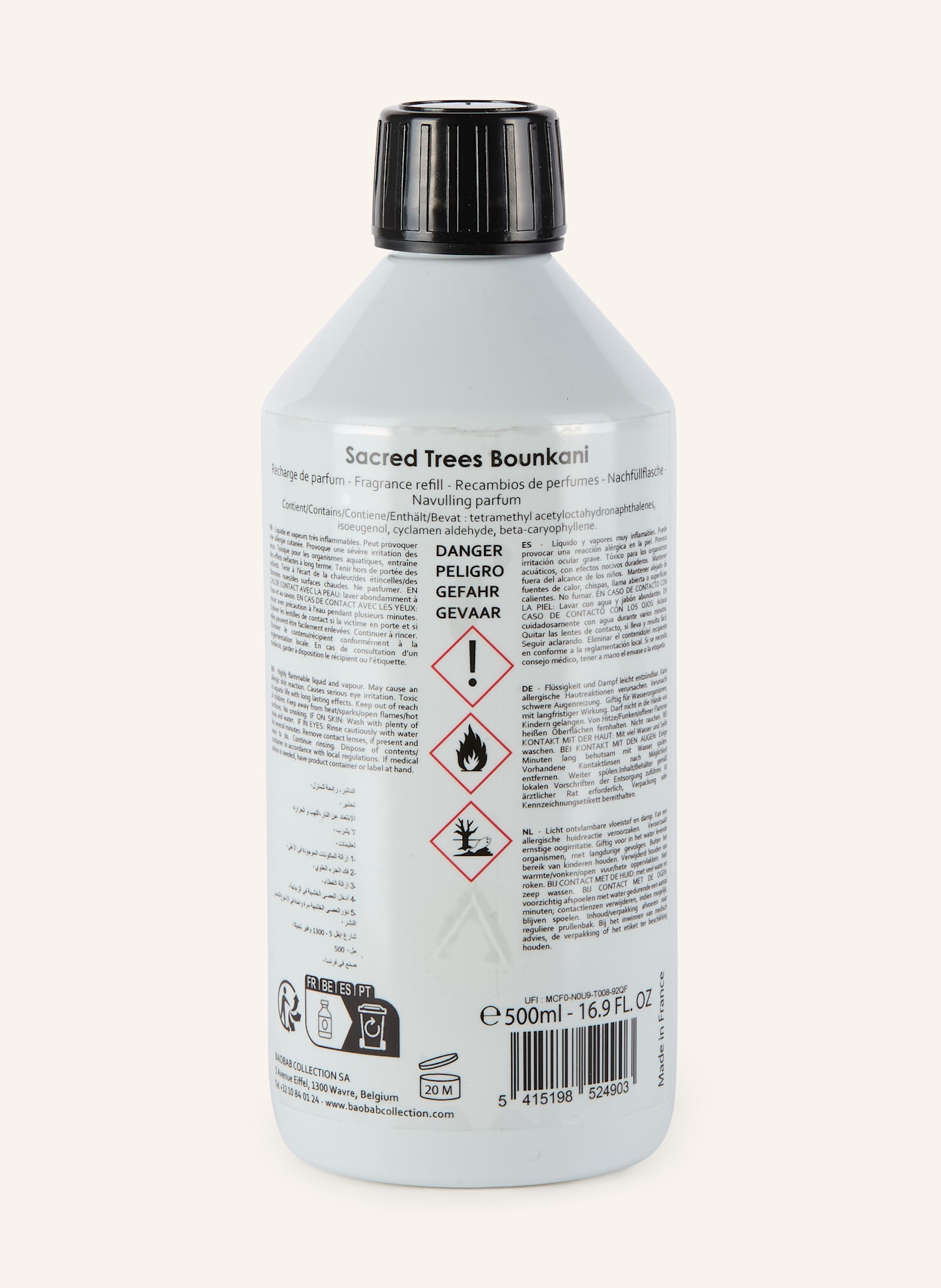 Baobab COLLECTION Raumduft Nachfüller SACRED TREES BOUNKANI: WEISS