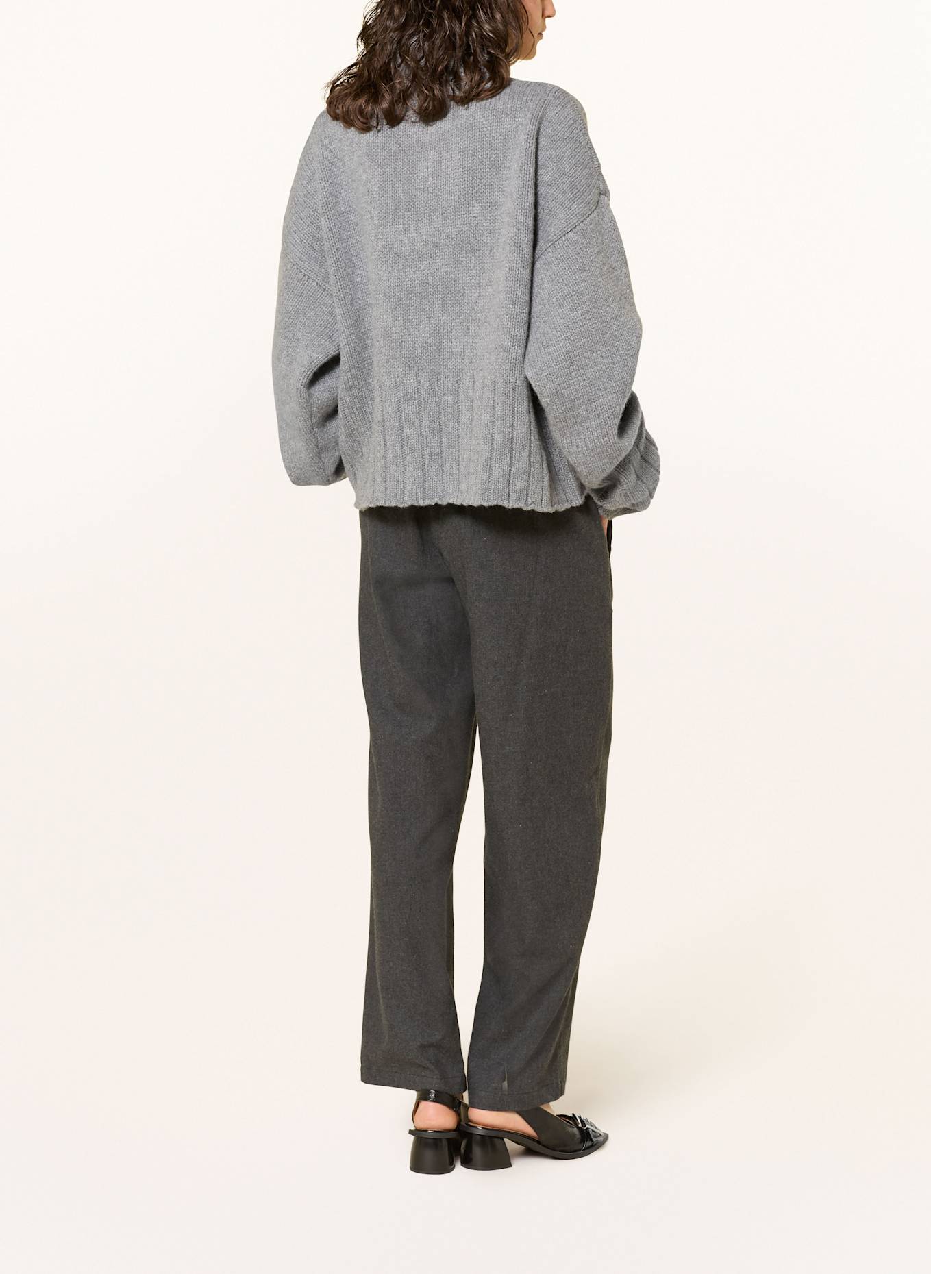 black palms Pullover SUMY aus Merinowolle: GRAU