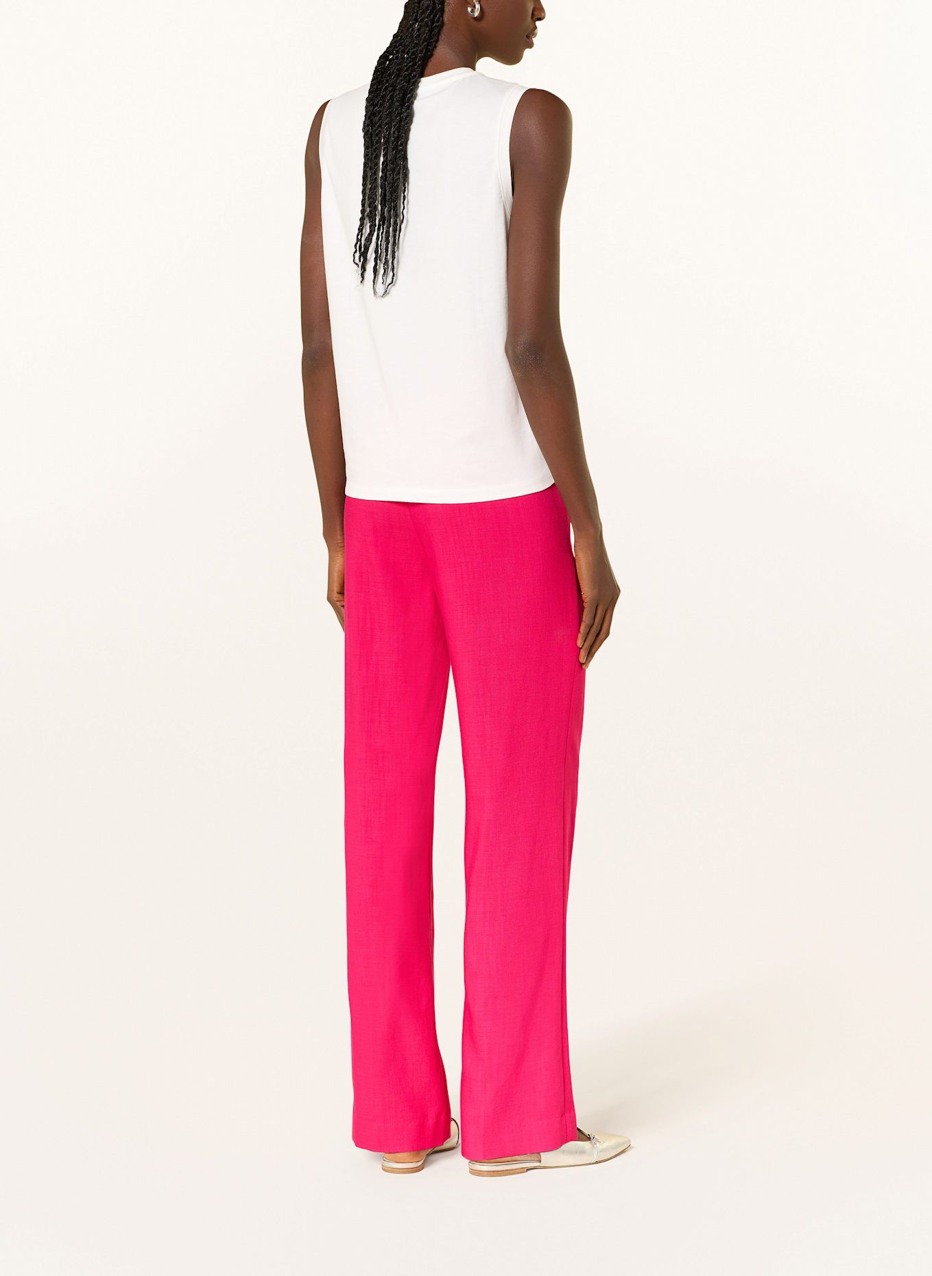 RIANI Top mit Cut-out: WEISS