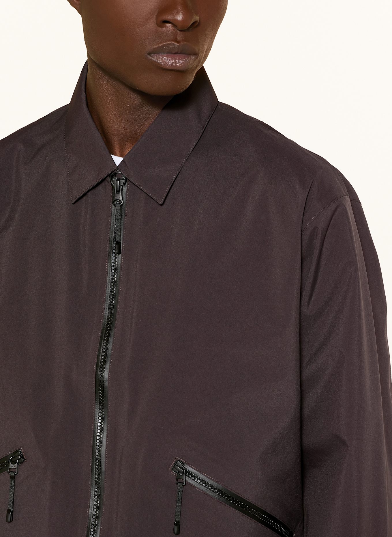 Goldwin Hardshell-Jacke: DUNKELBRAUN