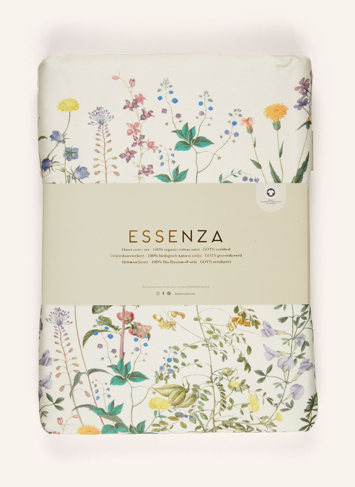 ESSENZA Pościel AUGUSTINA: JASNOŻÓŁTY / ZIELONY