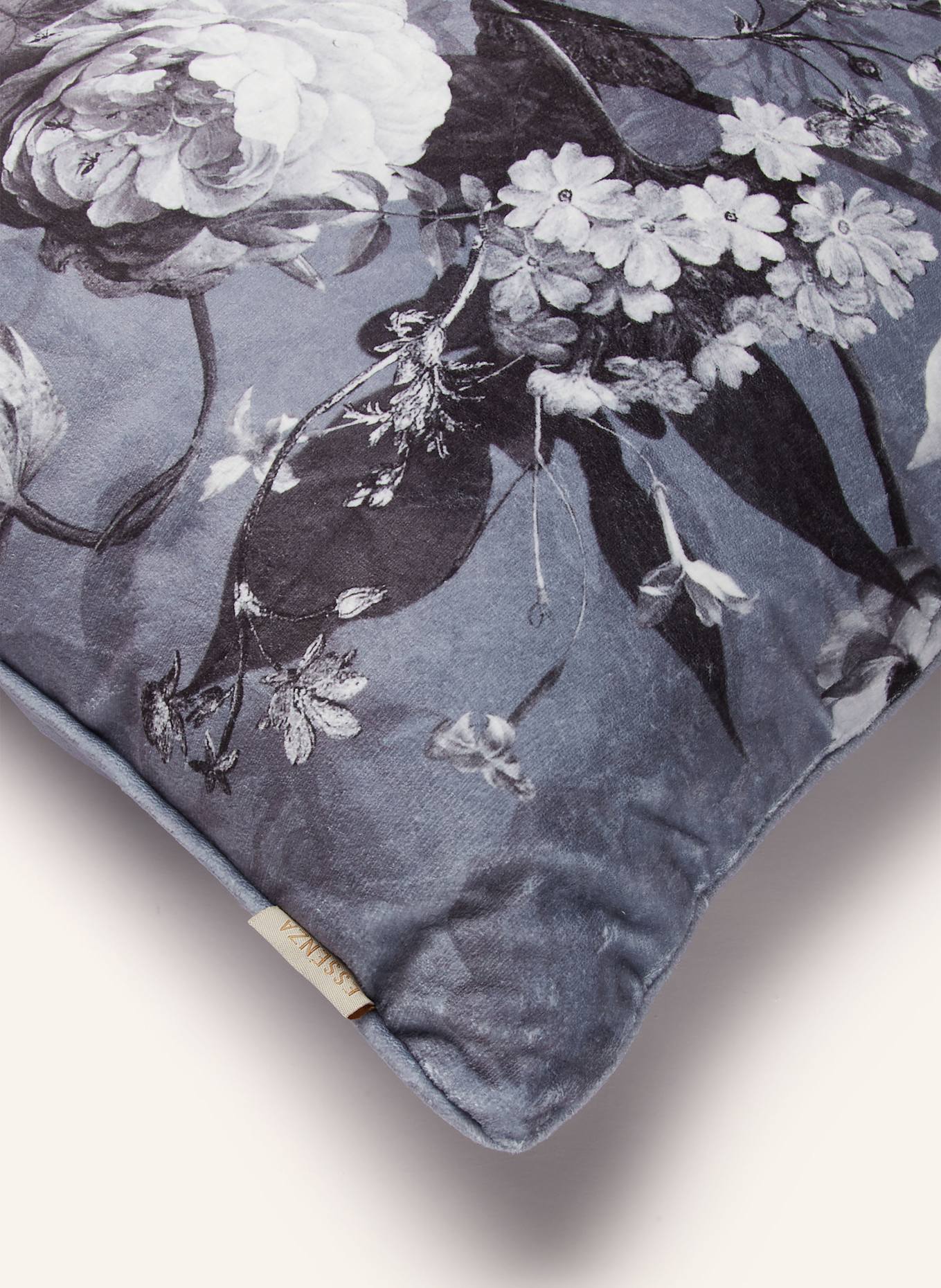 ESSENZA Dekokissen: DUNKELGRAU / GRAU