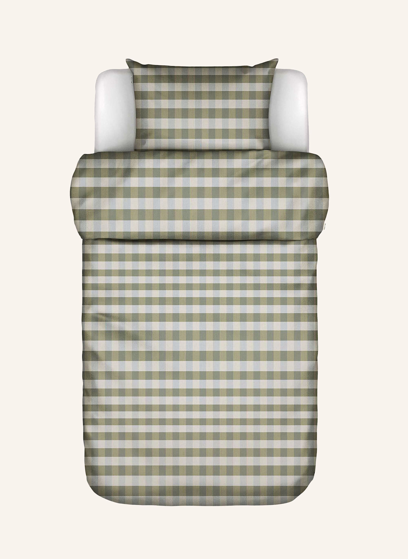 Marc O'Polo Bettwäsche MARE: ECRU / HELLBLAU / OLIV