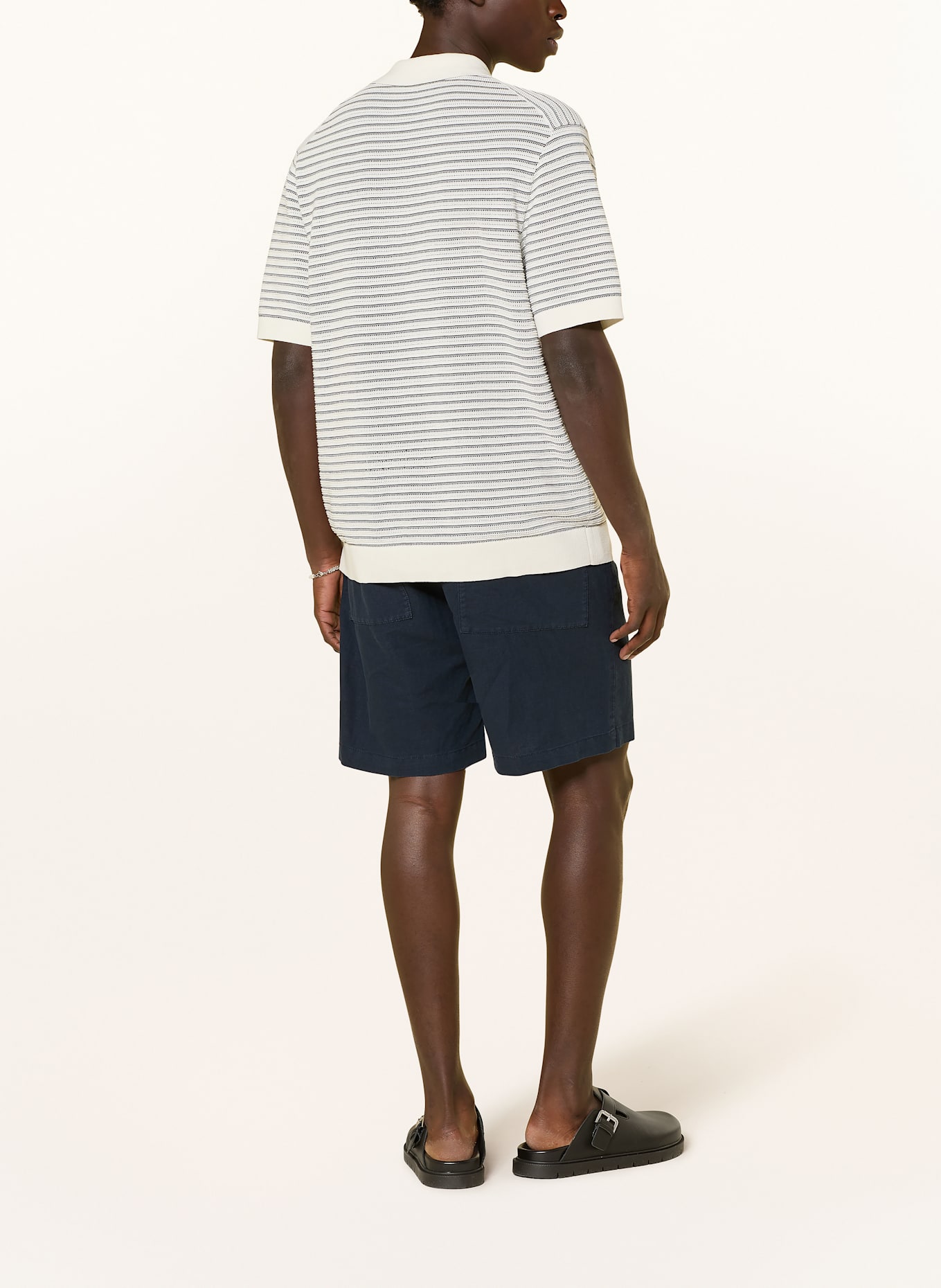 DRYKORN Shorts SAYO mit Leinen: DUNKELBLAU